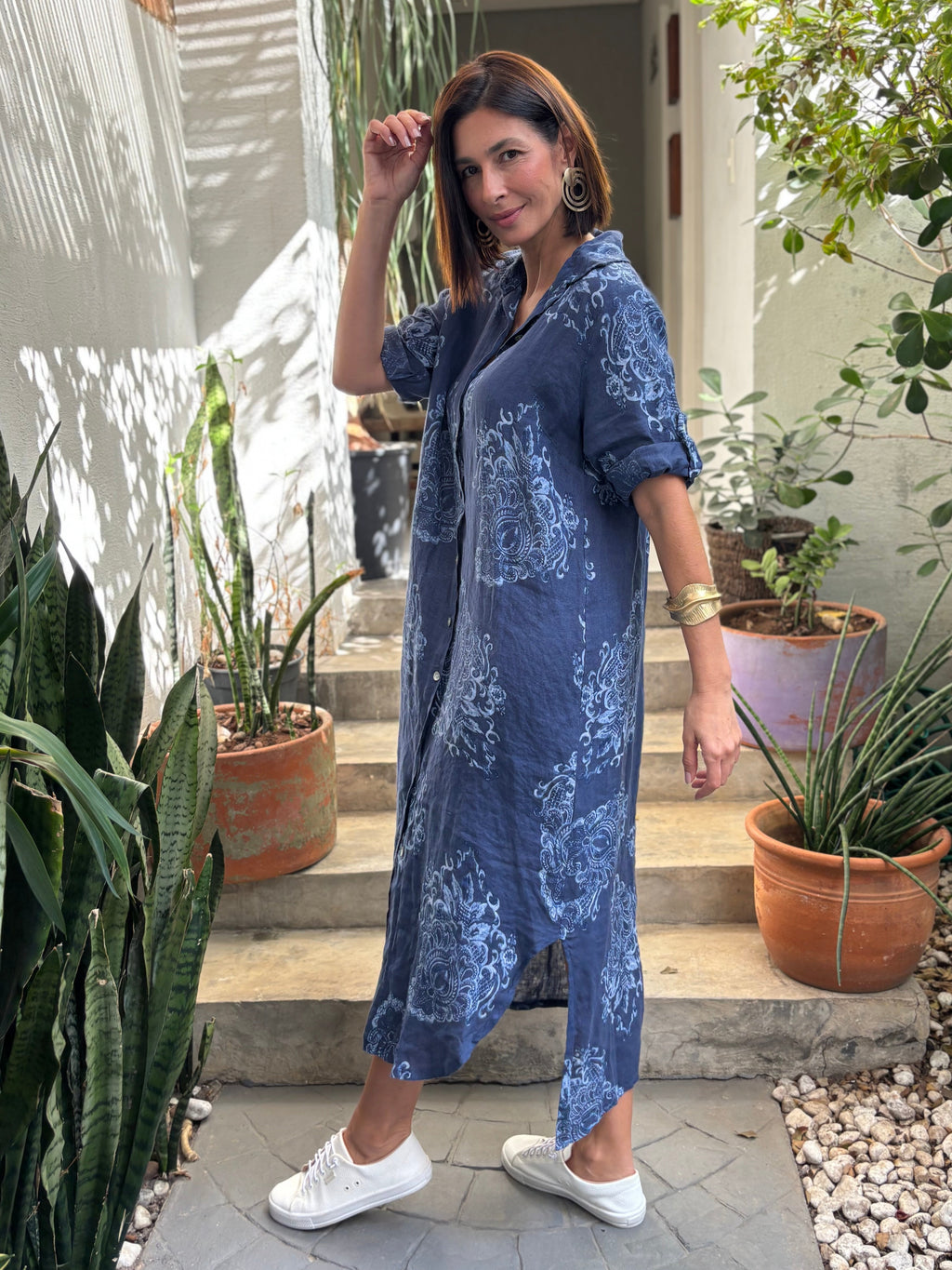 CHEMISE ISAURA BLU