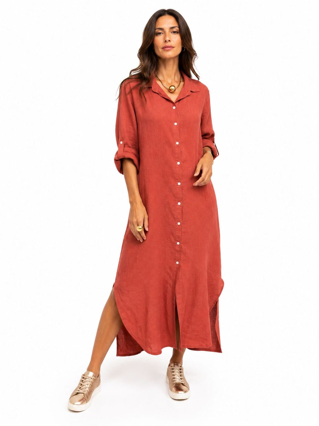 CHEMISE BELLA TERRACOTTA