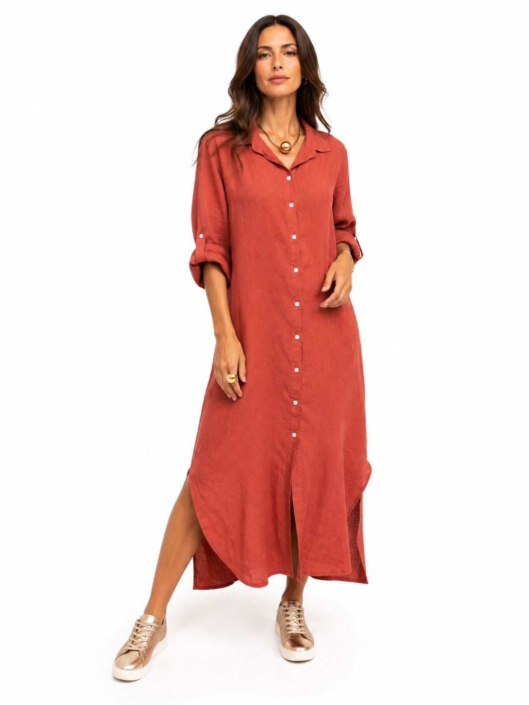 CHEMISE BELLA TERRACOTTA