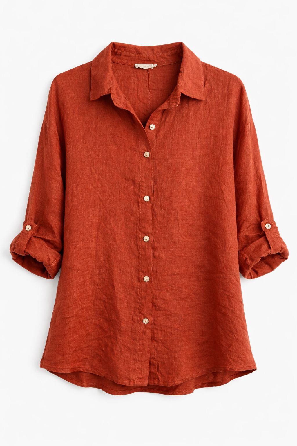 CAMISA AMINA TERRACOTTA