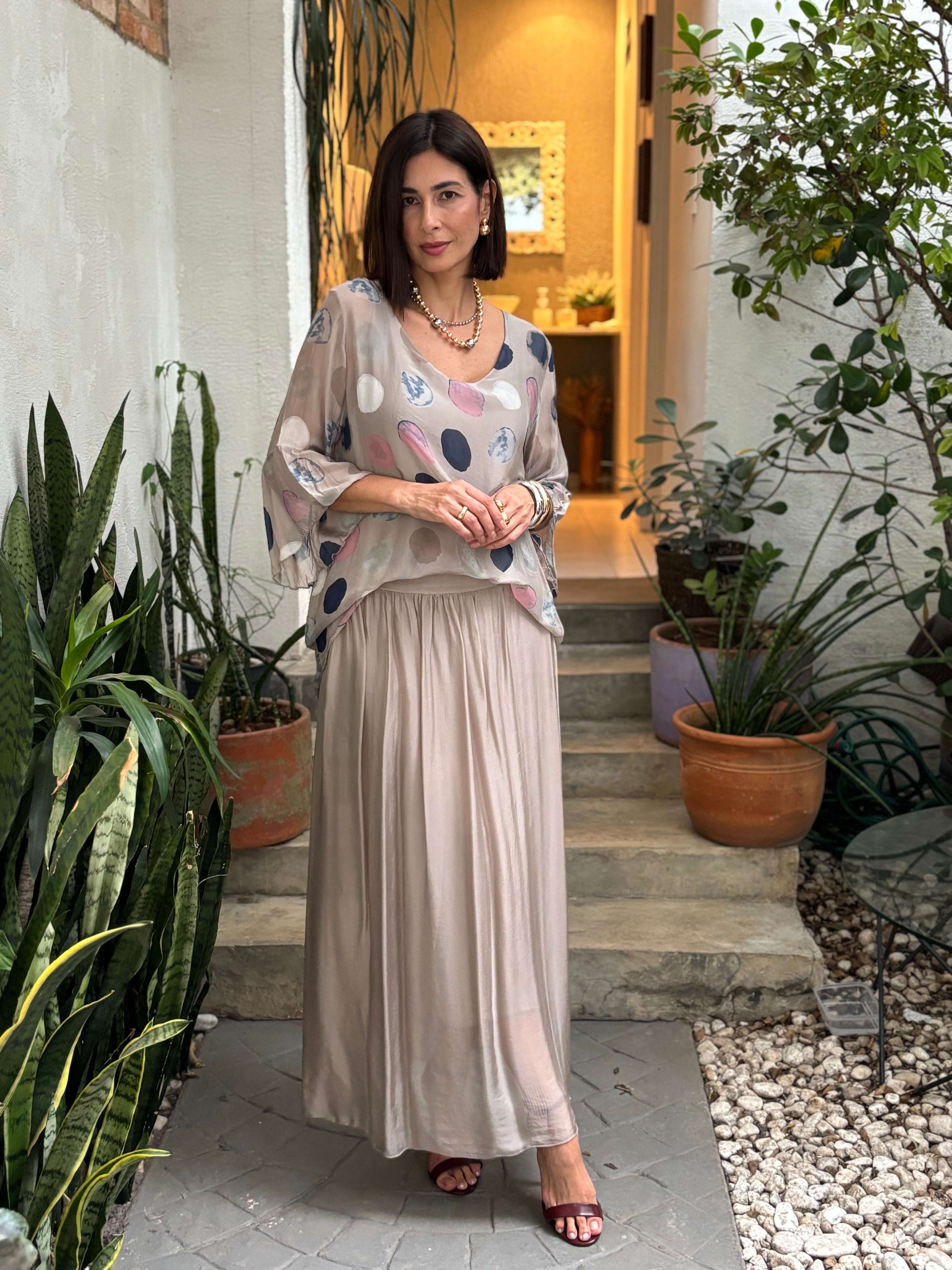 CONJUNTO AMELINA BEIGE