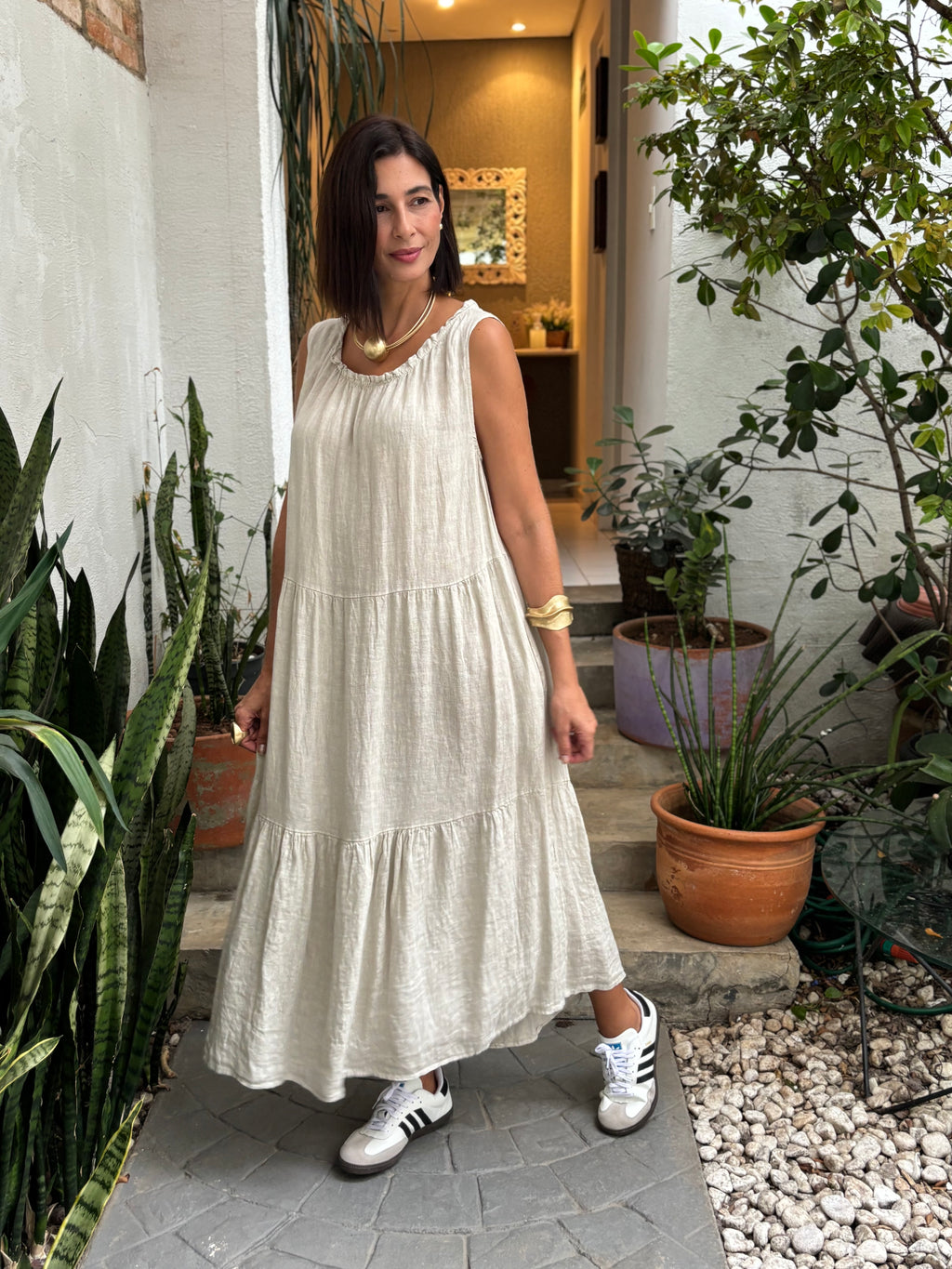 VESTIDO ANITA SABBIA