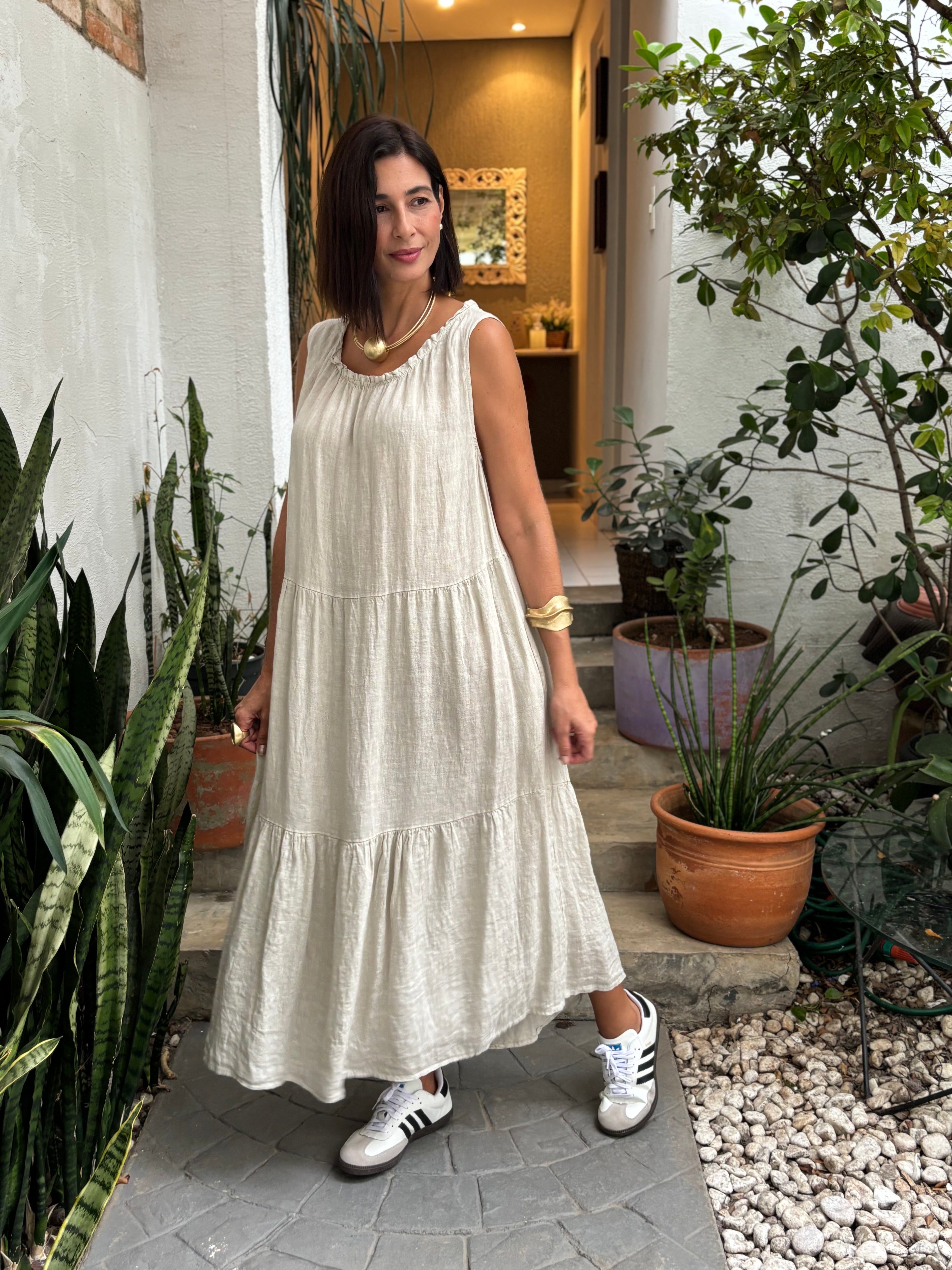 VESTIDO ANITA SABBIA