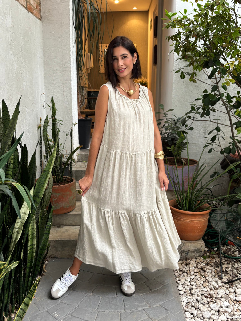 VESTIDO ANITA SABBIA