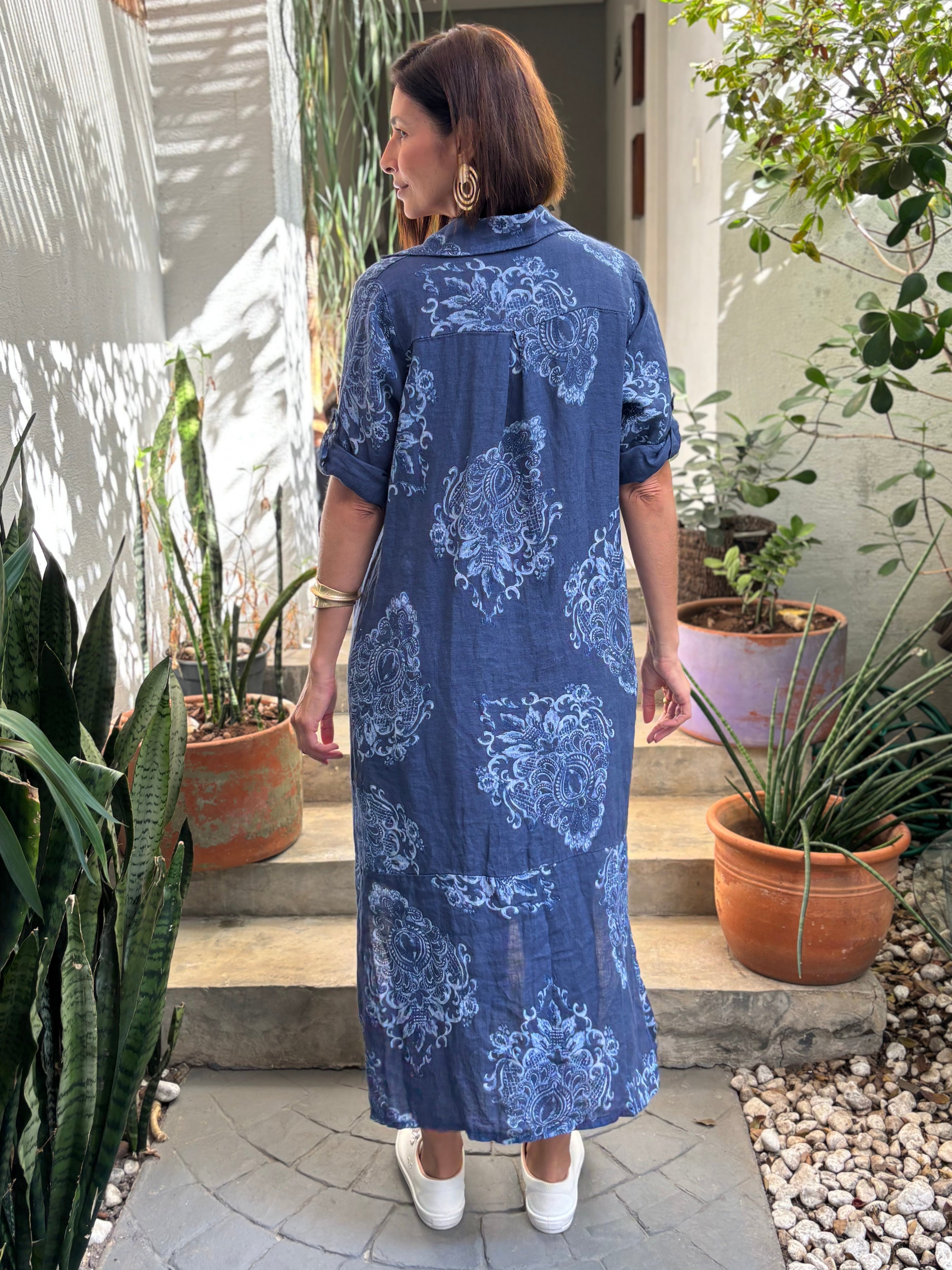 CHEMISE ISAURA BLU