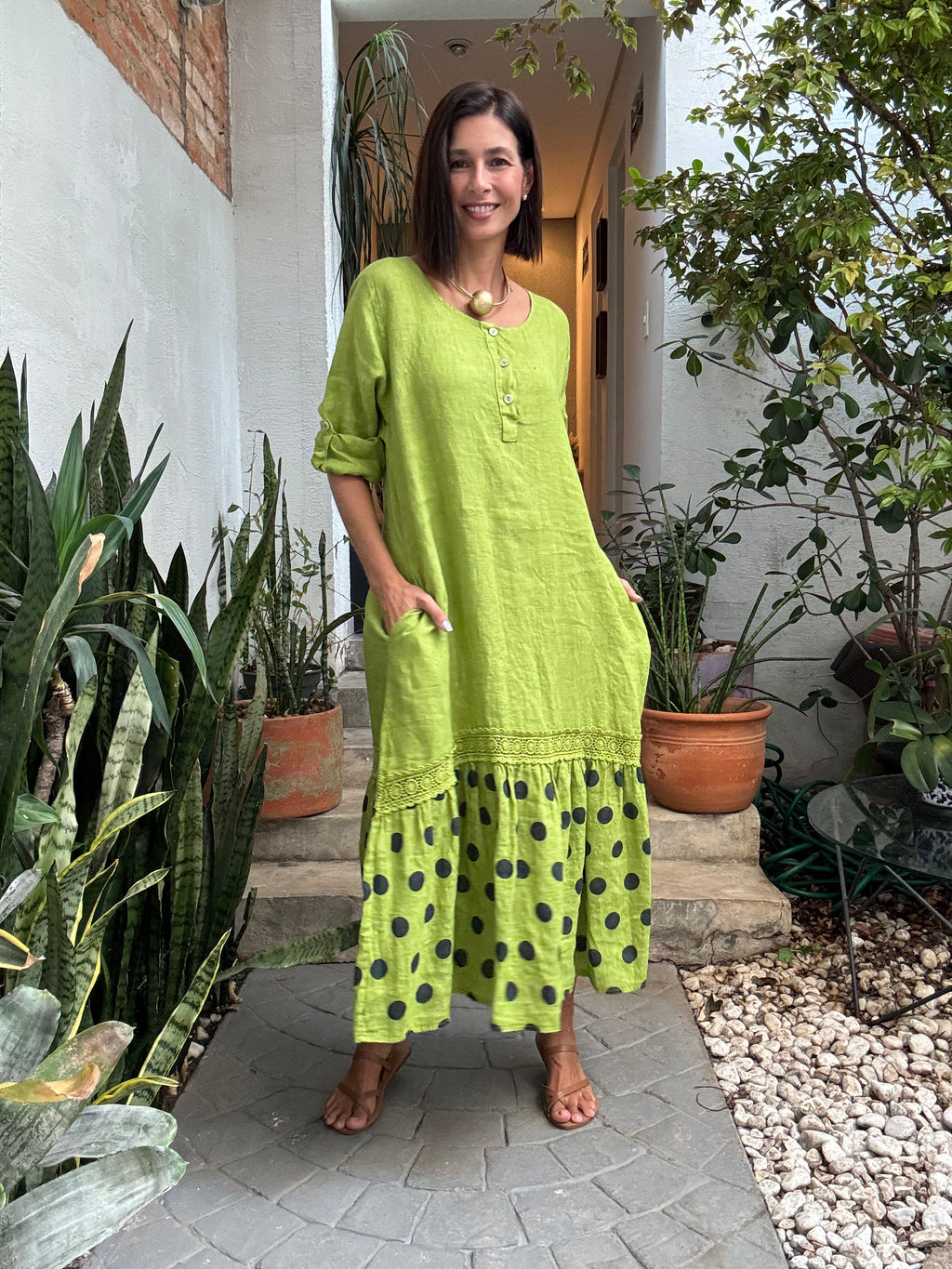 VESTIDO LAURA VERDE