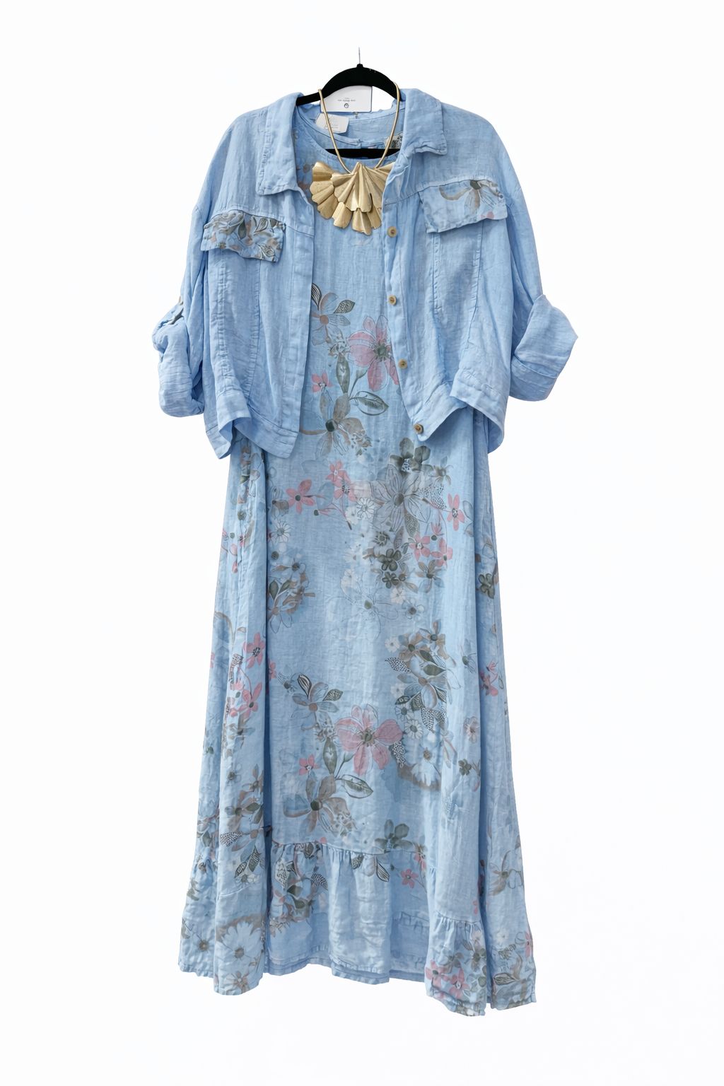 VESTIDO NICOLETTA BLU