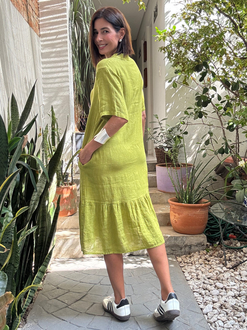 VESTIDO DONATA PISTACCHIO
