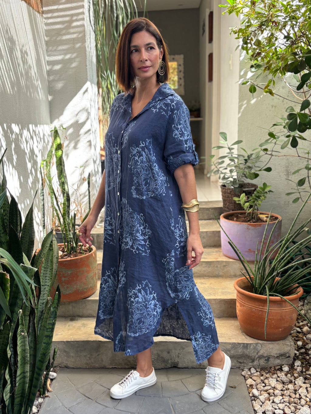 CHEMISE ISAURA BLU