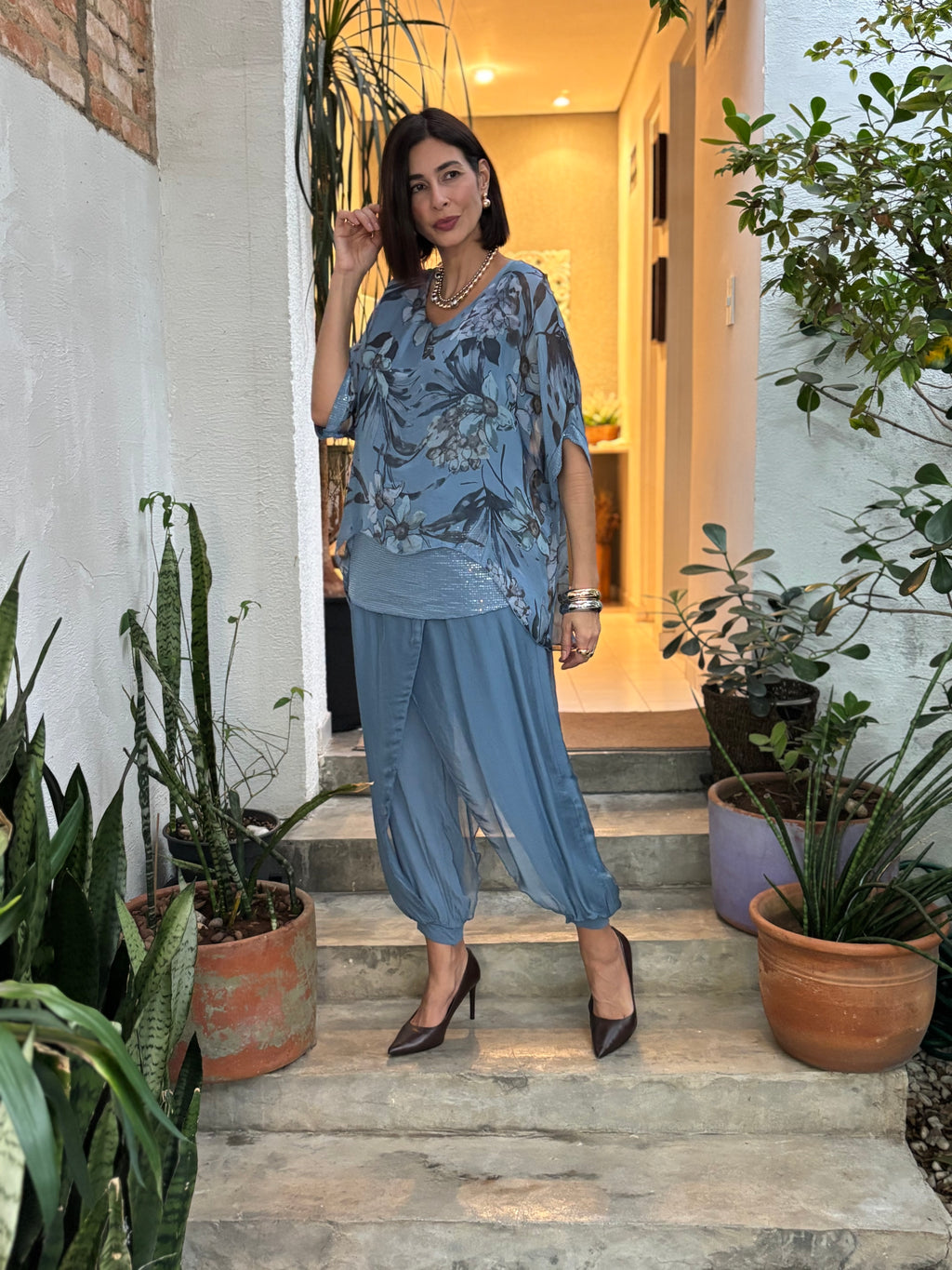 CONJUNTO MELANIA BLU