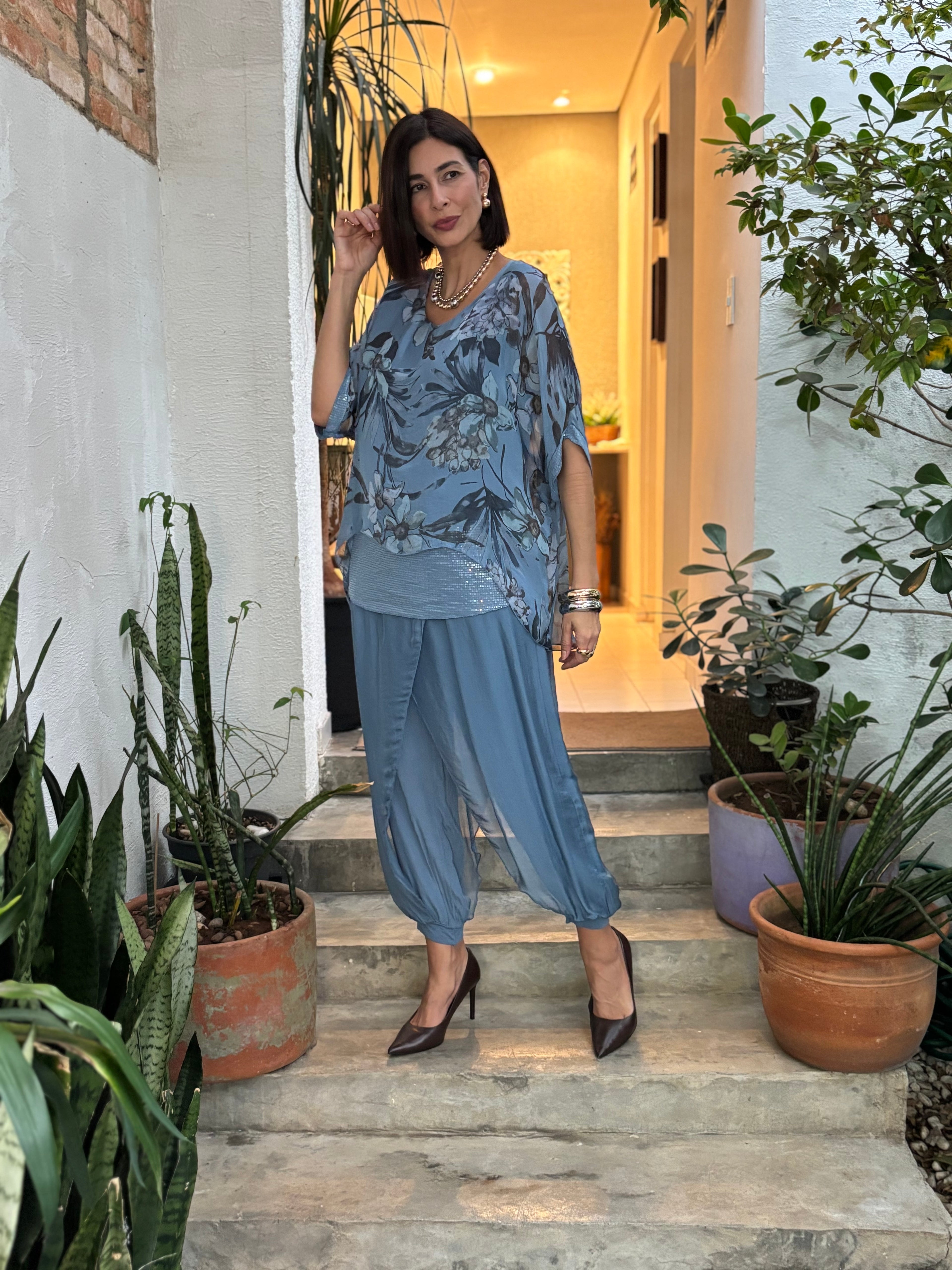 CONJUNTO MELANIA BLU