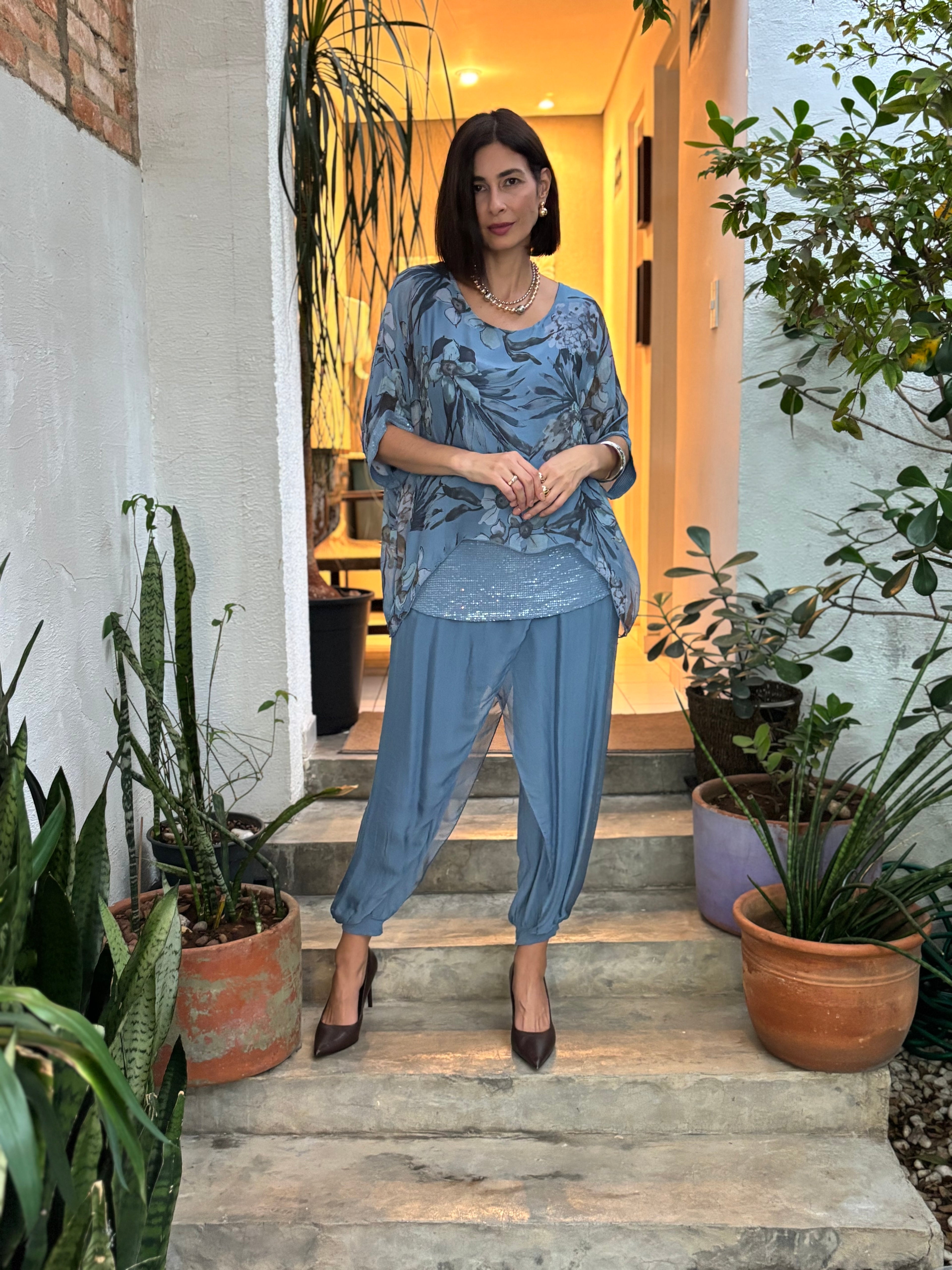CONJUNTO MELANIA BLU