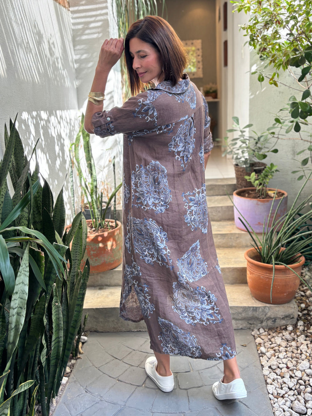 CHEMISE ISAURA MARRONE
