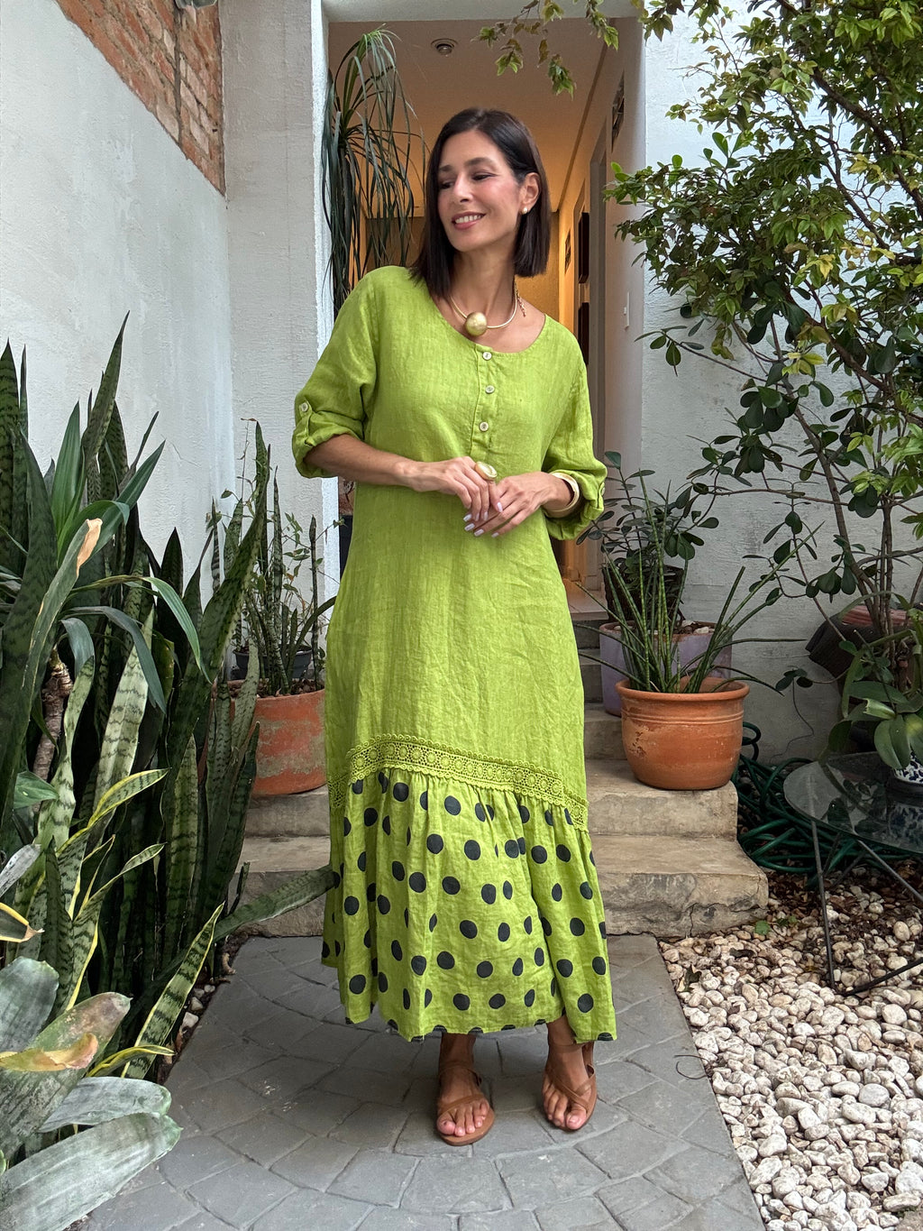 VESTIDO LAURA VERDE