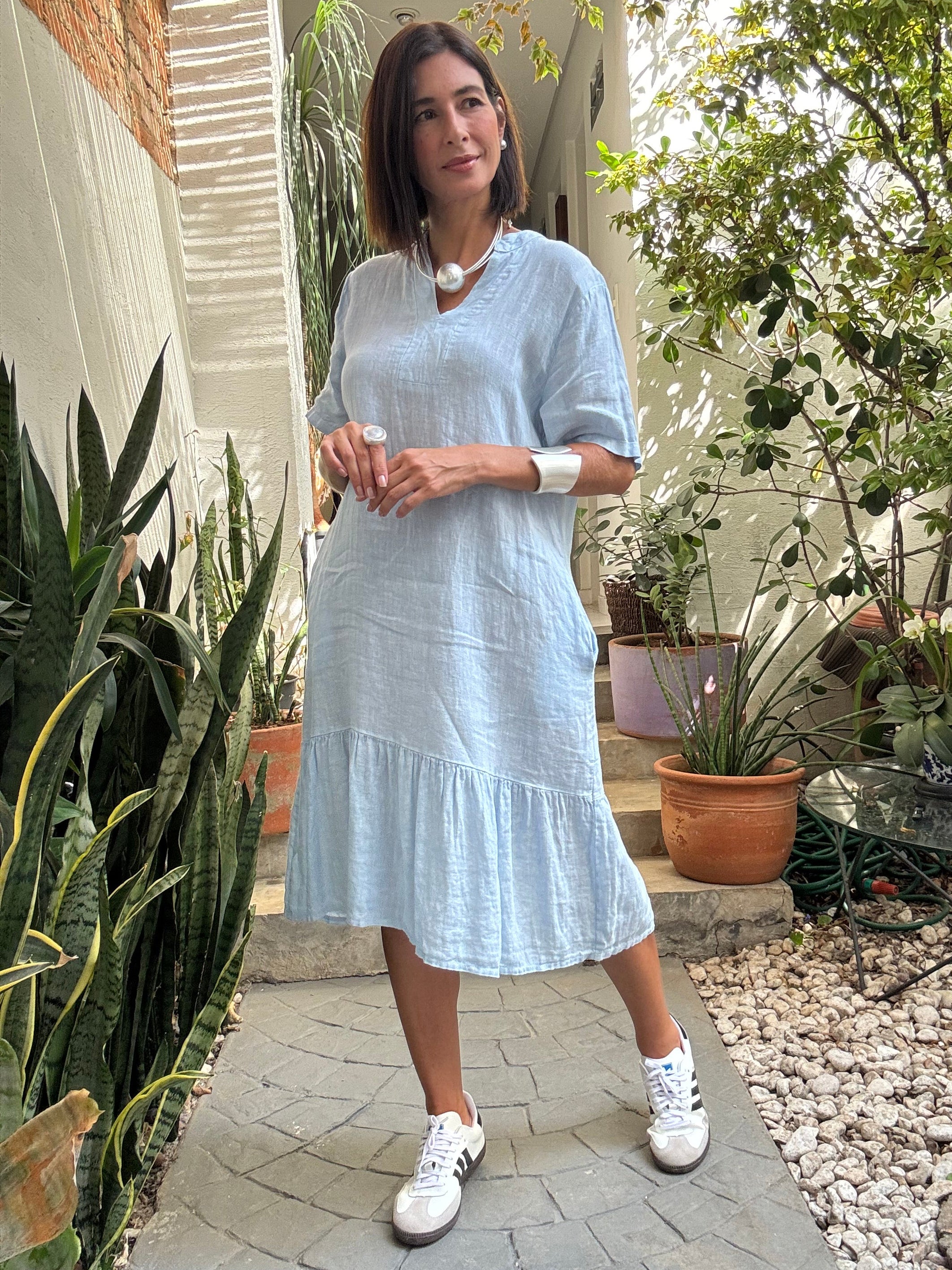 VESTIDO DONATA BLU