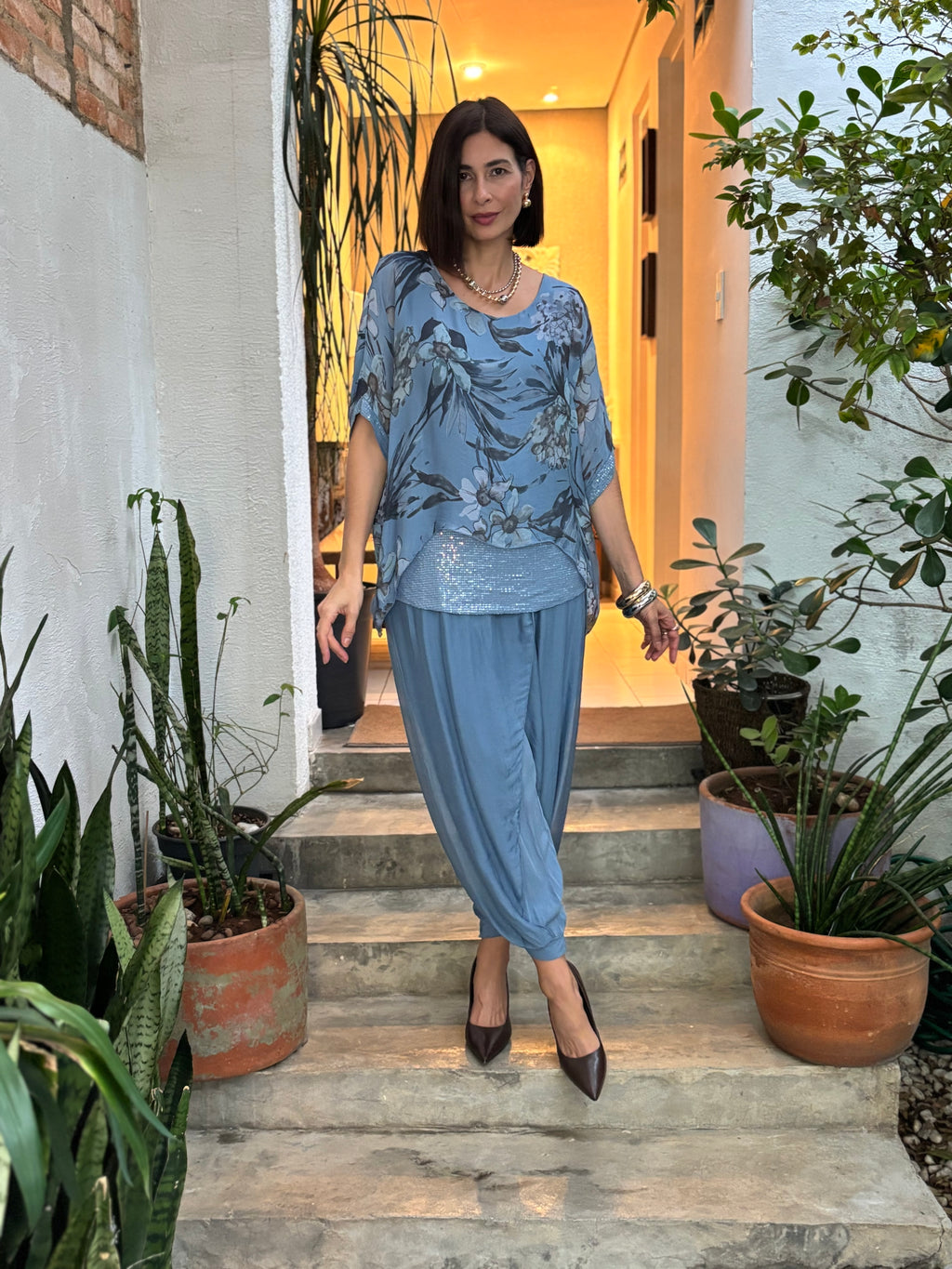 CONJUNTO MELANIA BLU