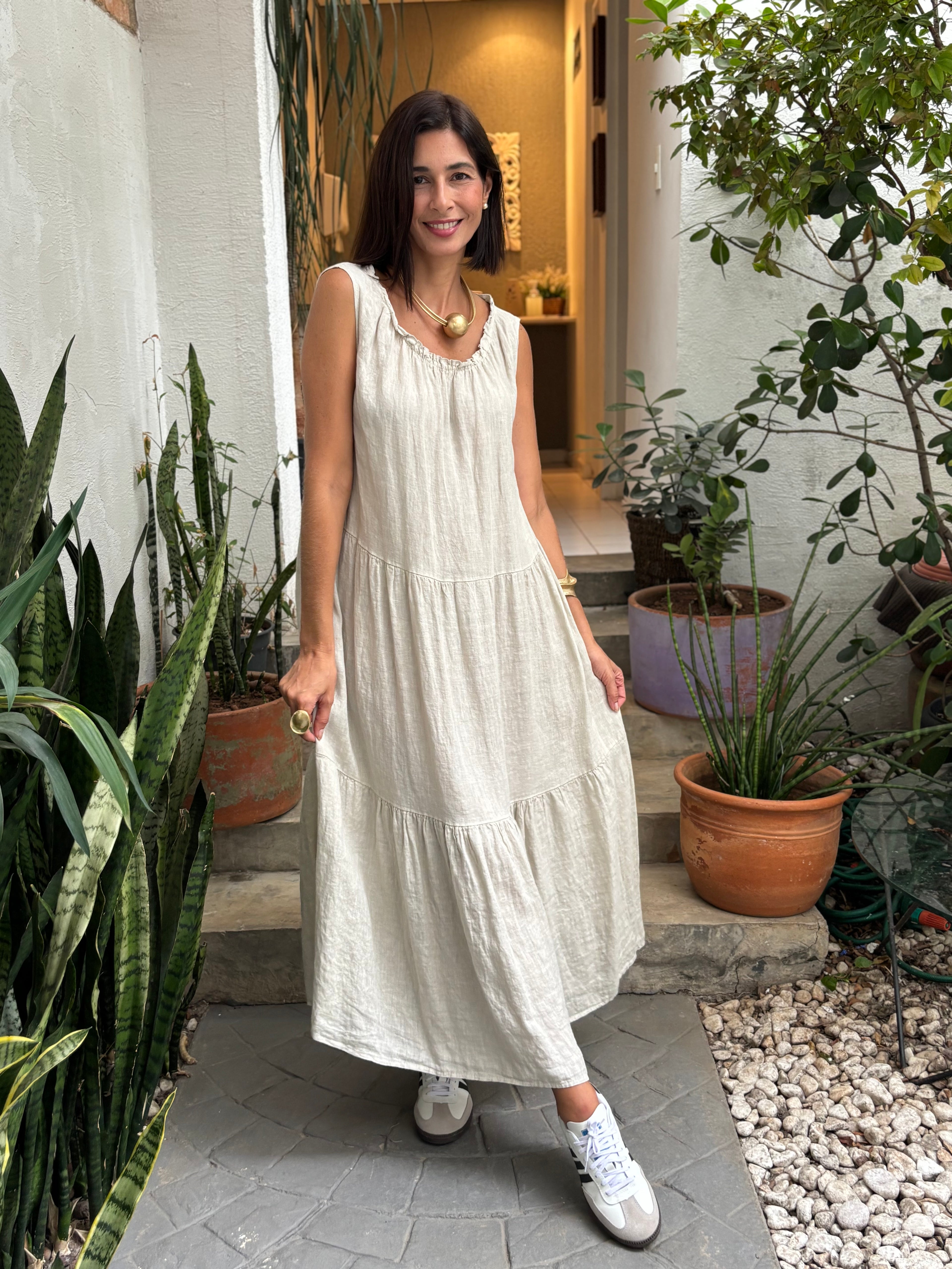 VESTIDO ANITA SABBIA