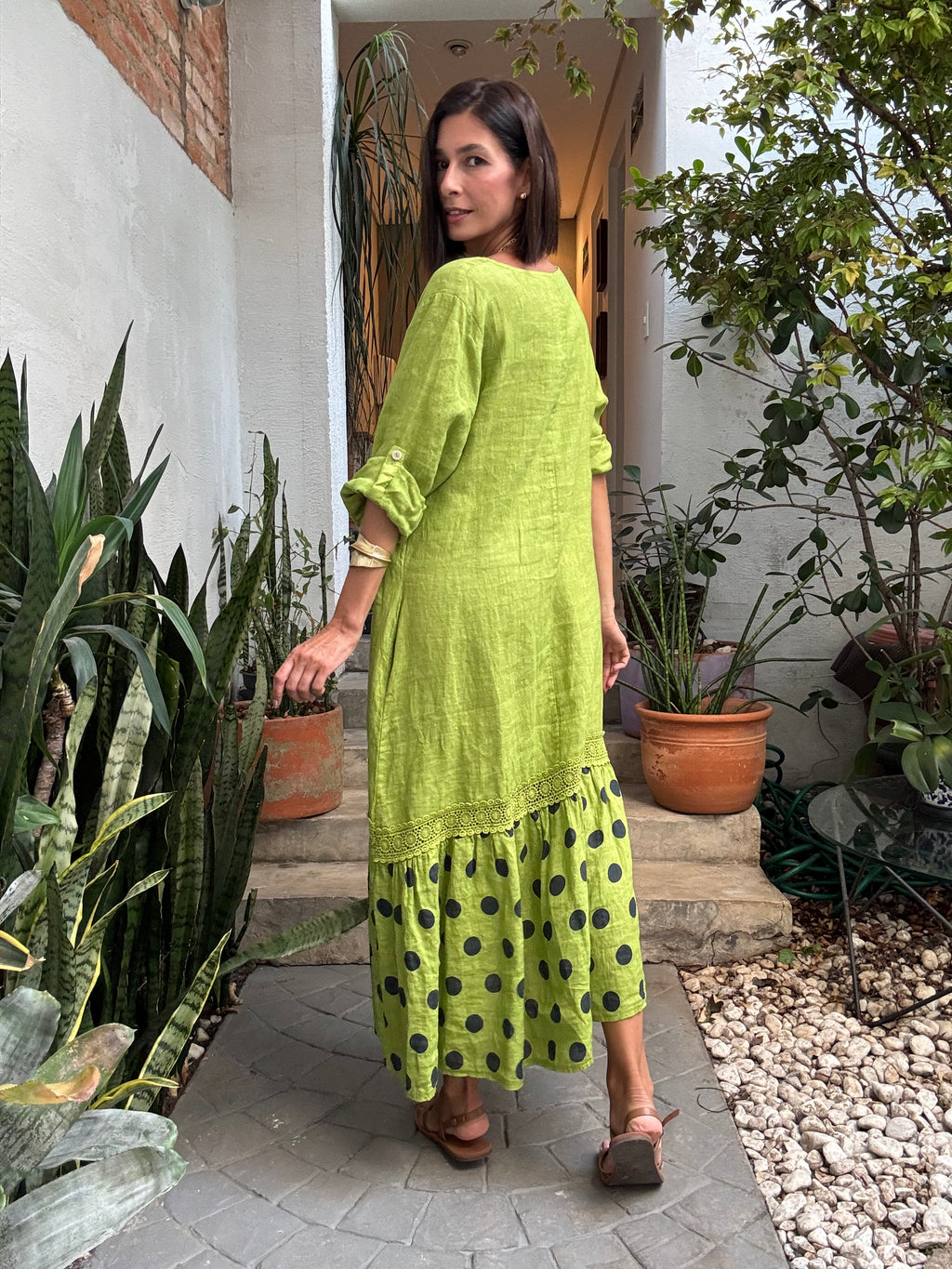 VESTIDO LAURA VERDE