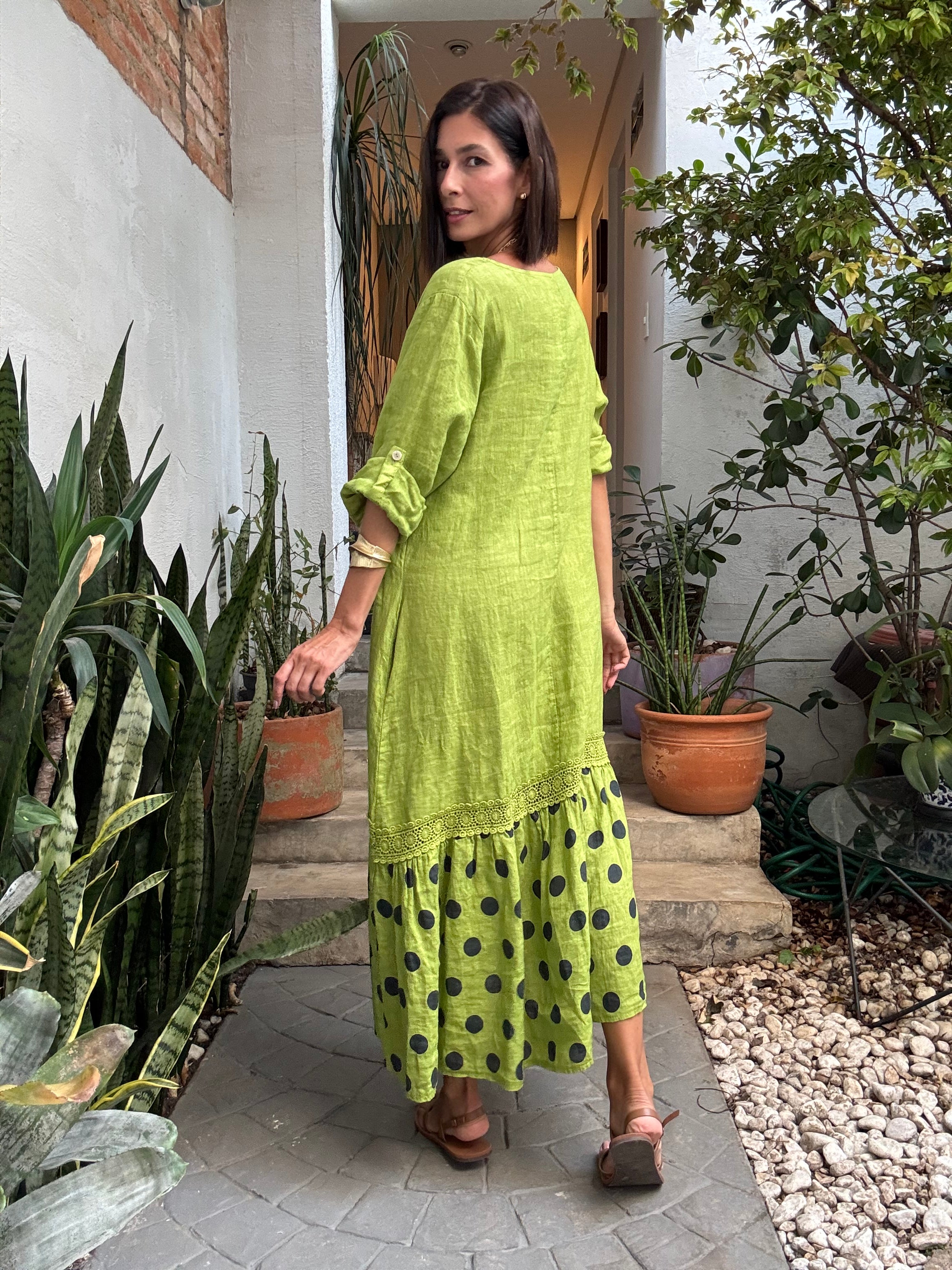 VESTIDO LAURA VERDE