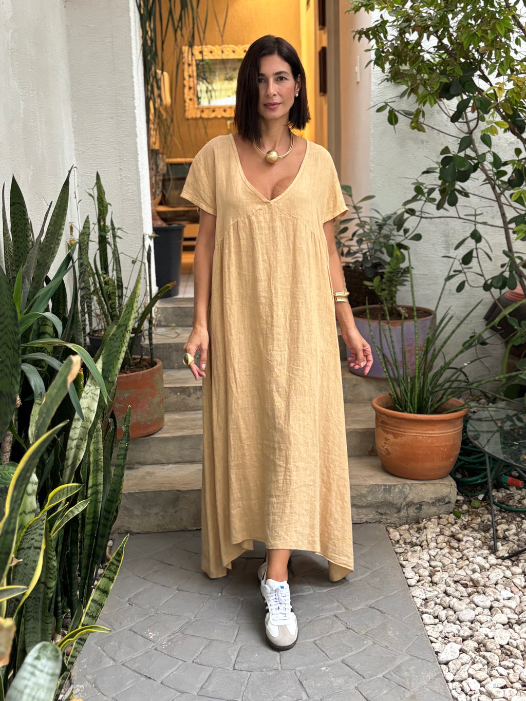 VESTIDO ADALGISA GIALLO