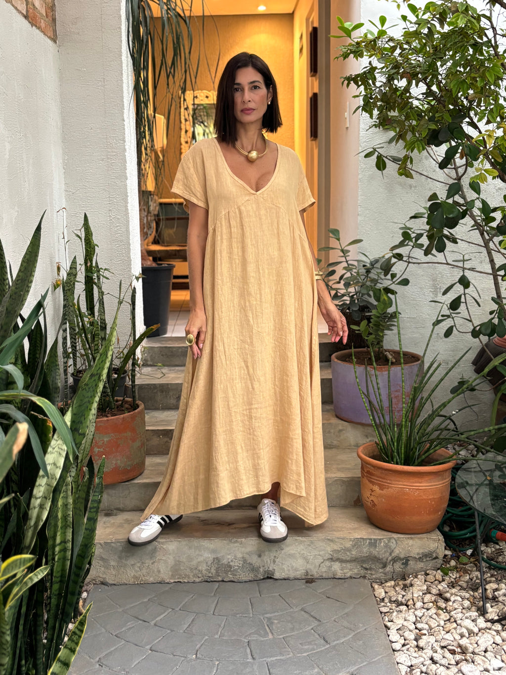 VESTIDO ADALGISA GIALLO