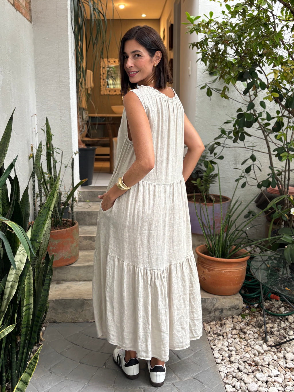 VESTIDO ANITA SABBIA