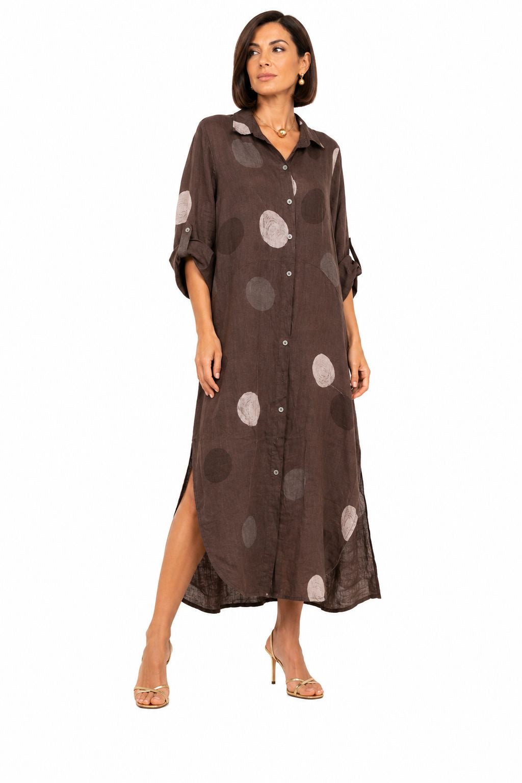 CHEMISE ELISA MARRONE