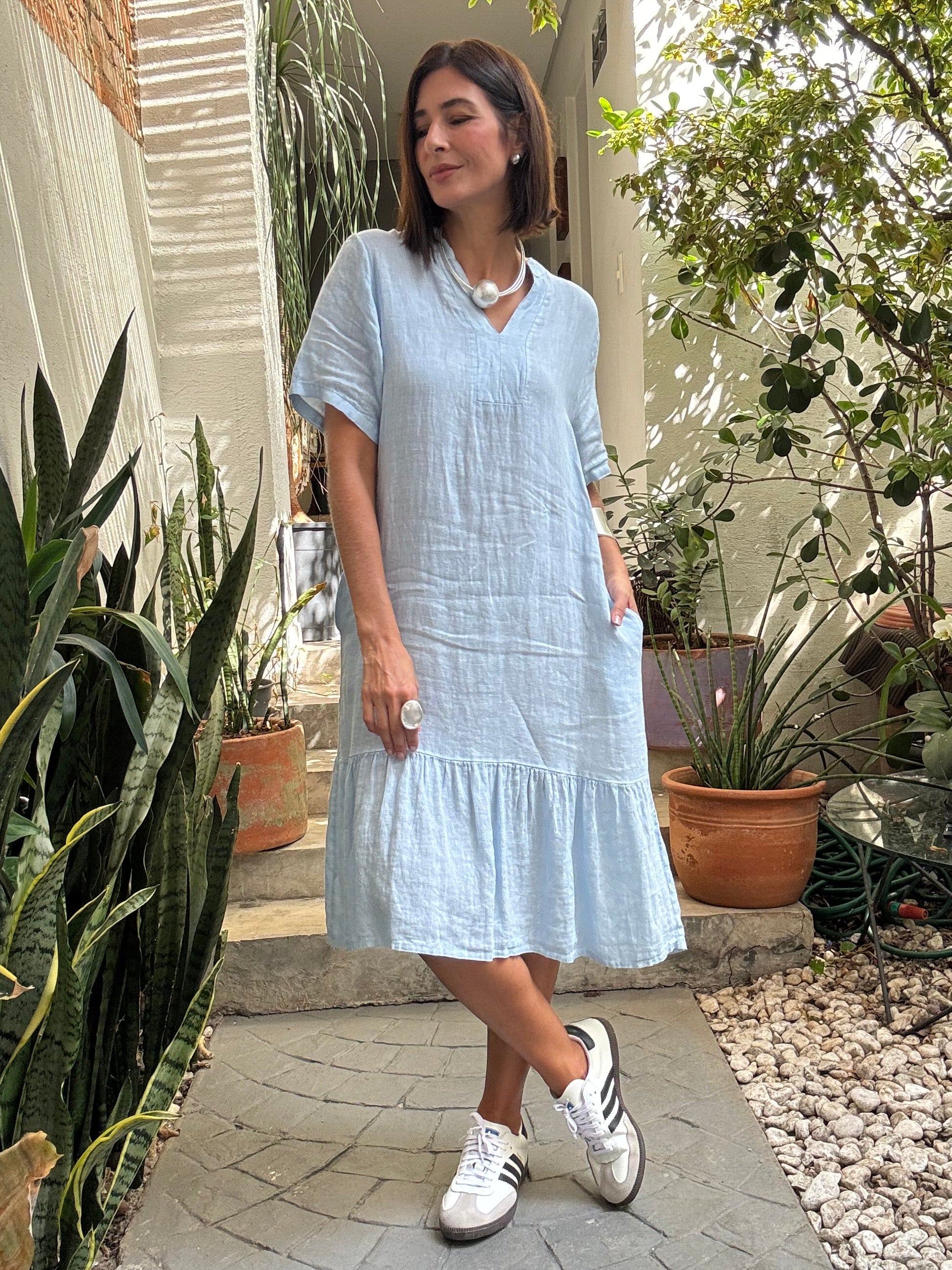 VESTIDO DONATA BLU