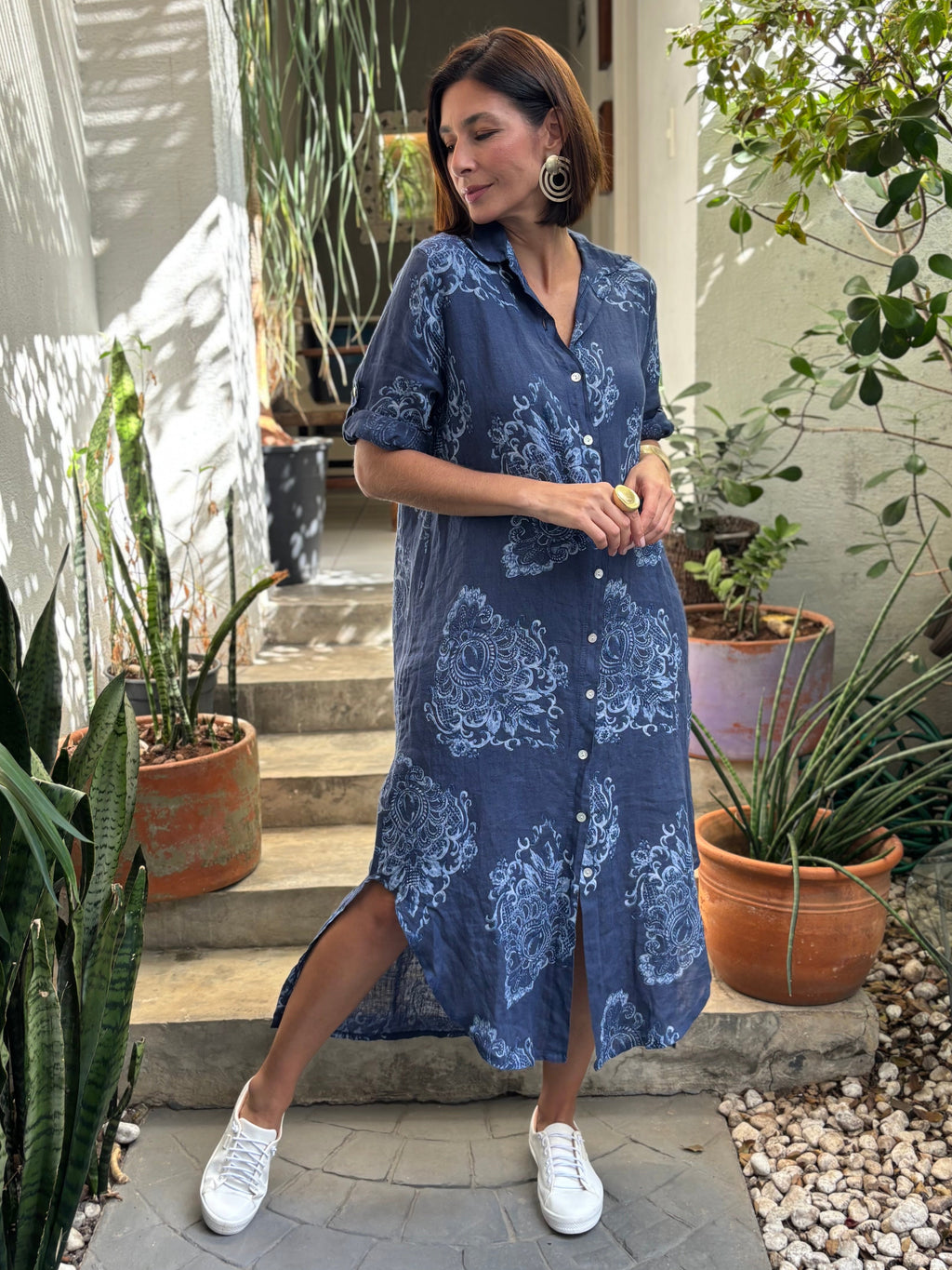 CHEMISE ISAURA BLU