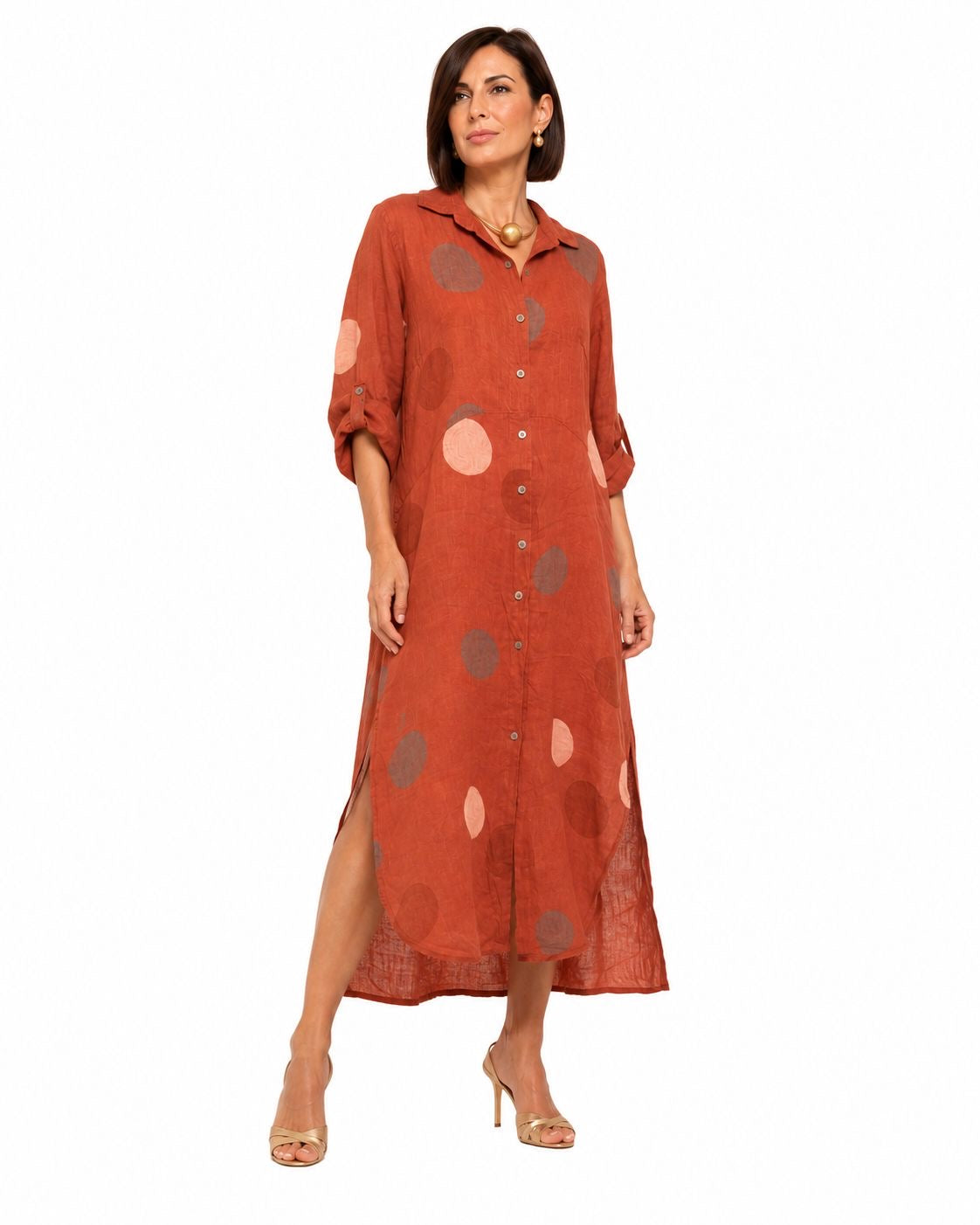 CHEMISE ELISA TERRACOTA