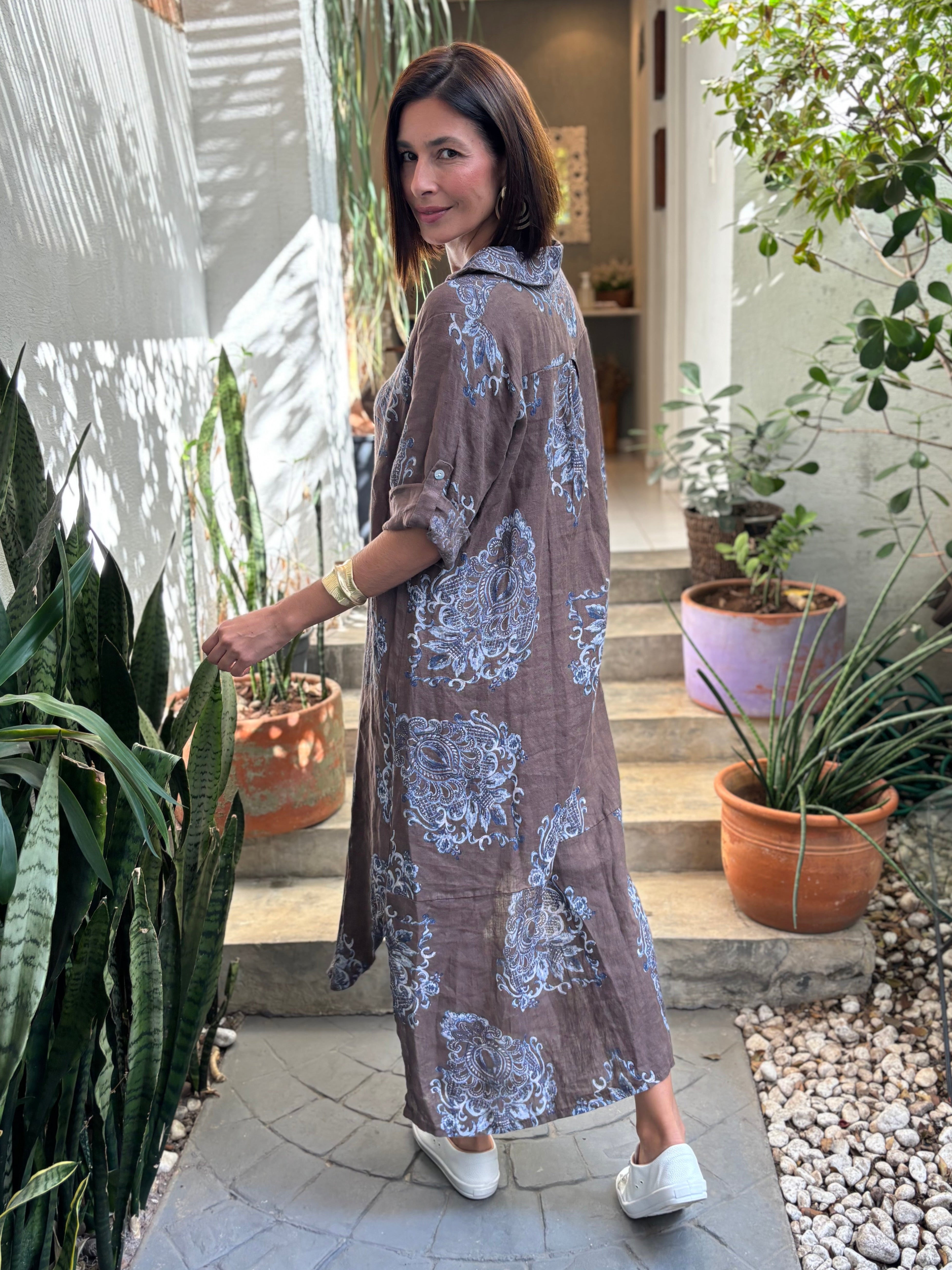 CHEMISE ISAURA MARRONE