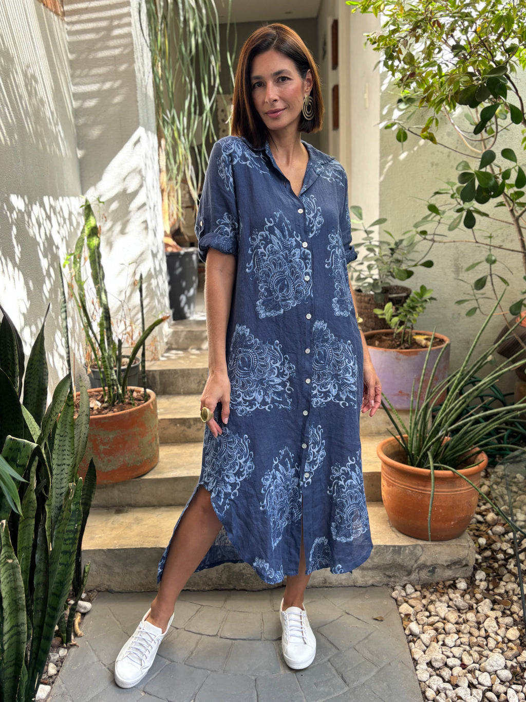 CHEMISE ISAURA BLU