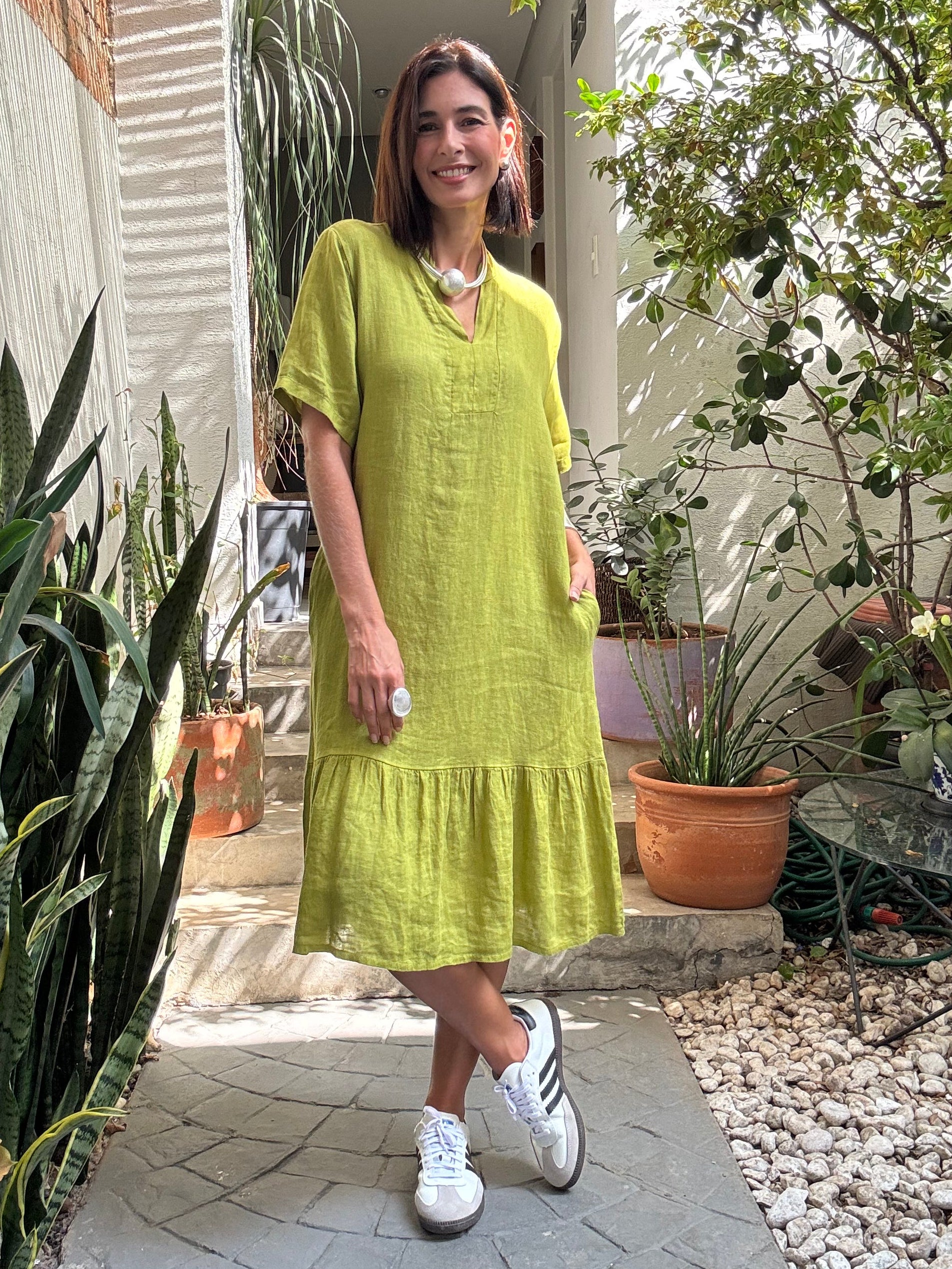 VESTIDO DONATA PISTACCHIO