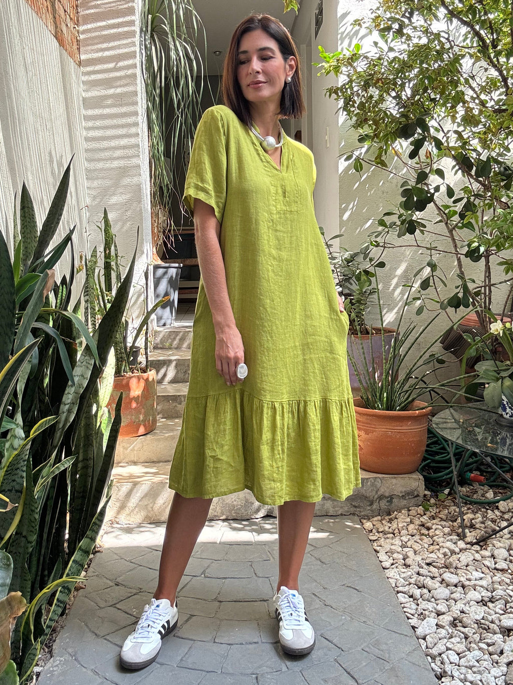 VESTIDO DONATA PISTACCHIO