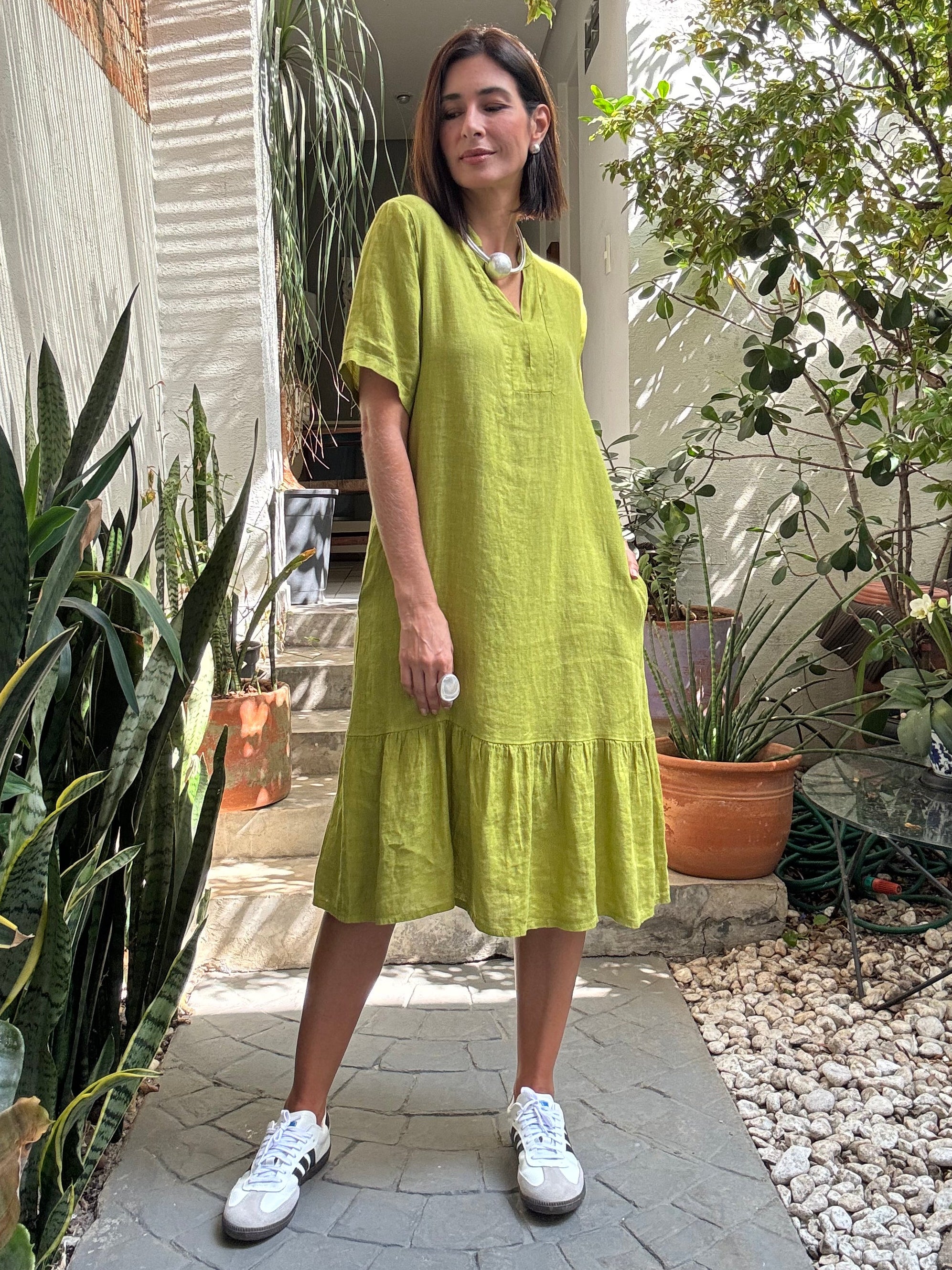 VESTIDO DONATA PISTACCHIO