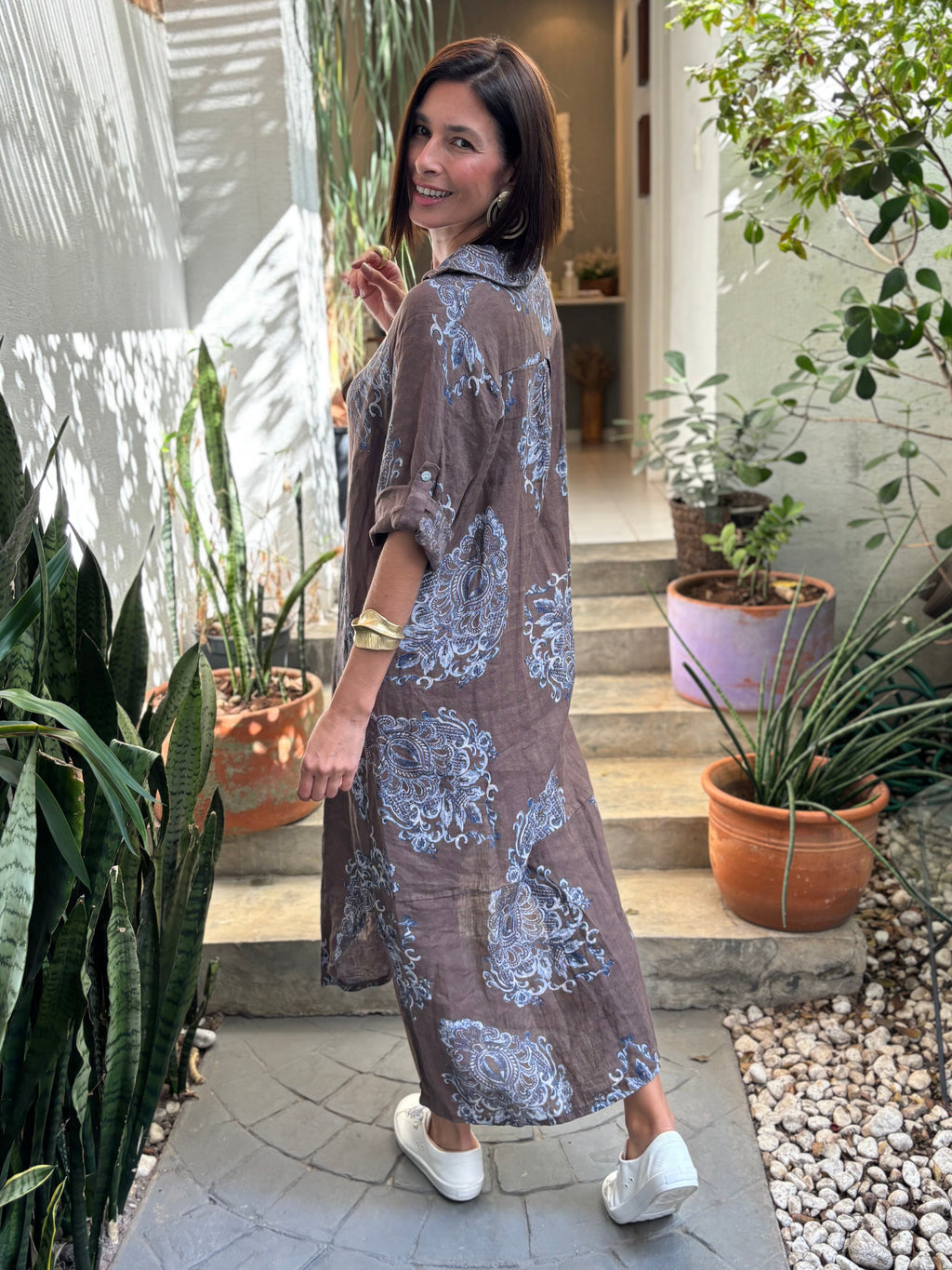CHEMISE ISAURA MARRONE