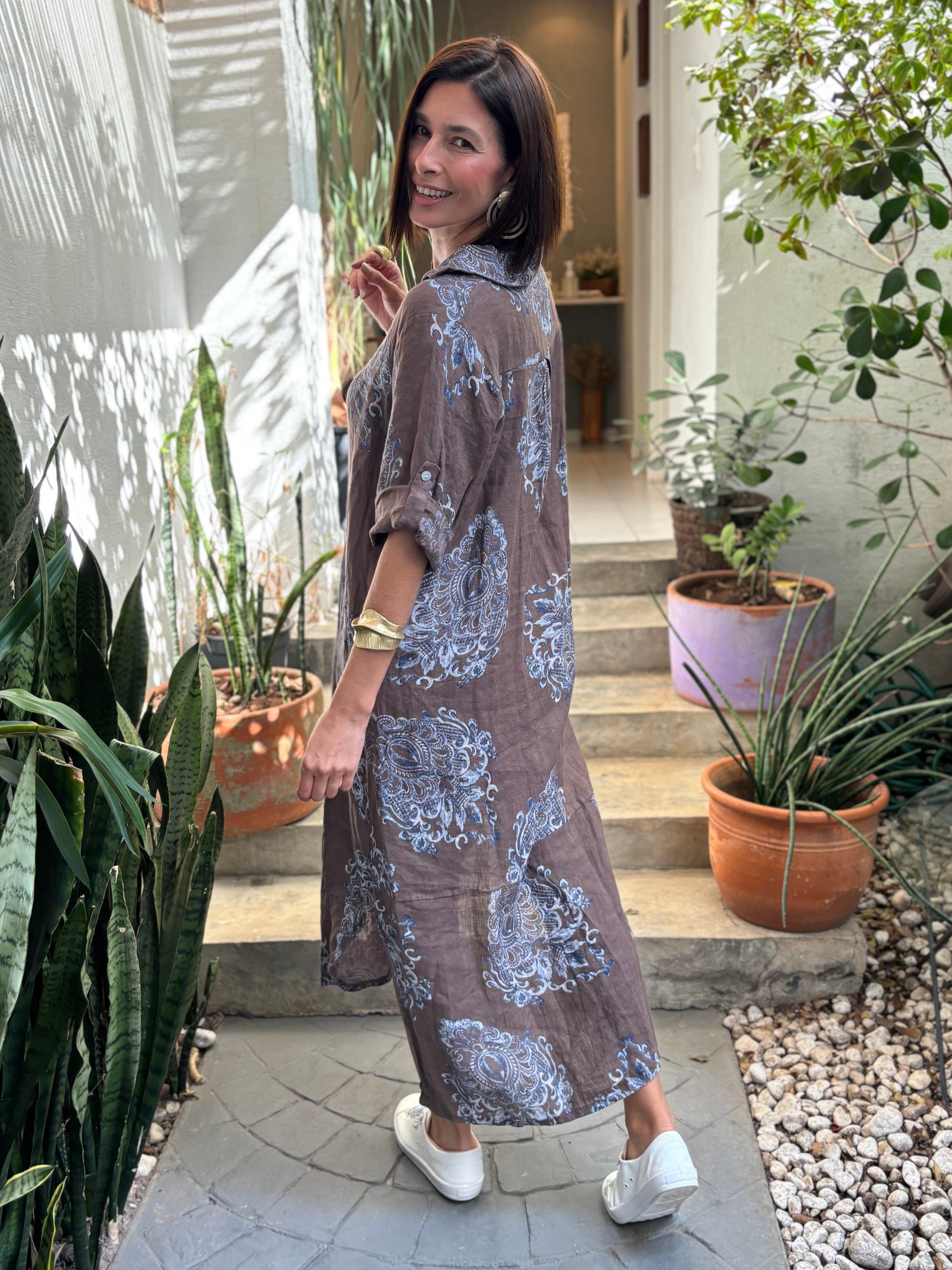 CHEMISE ISAURA MARRONE