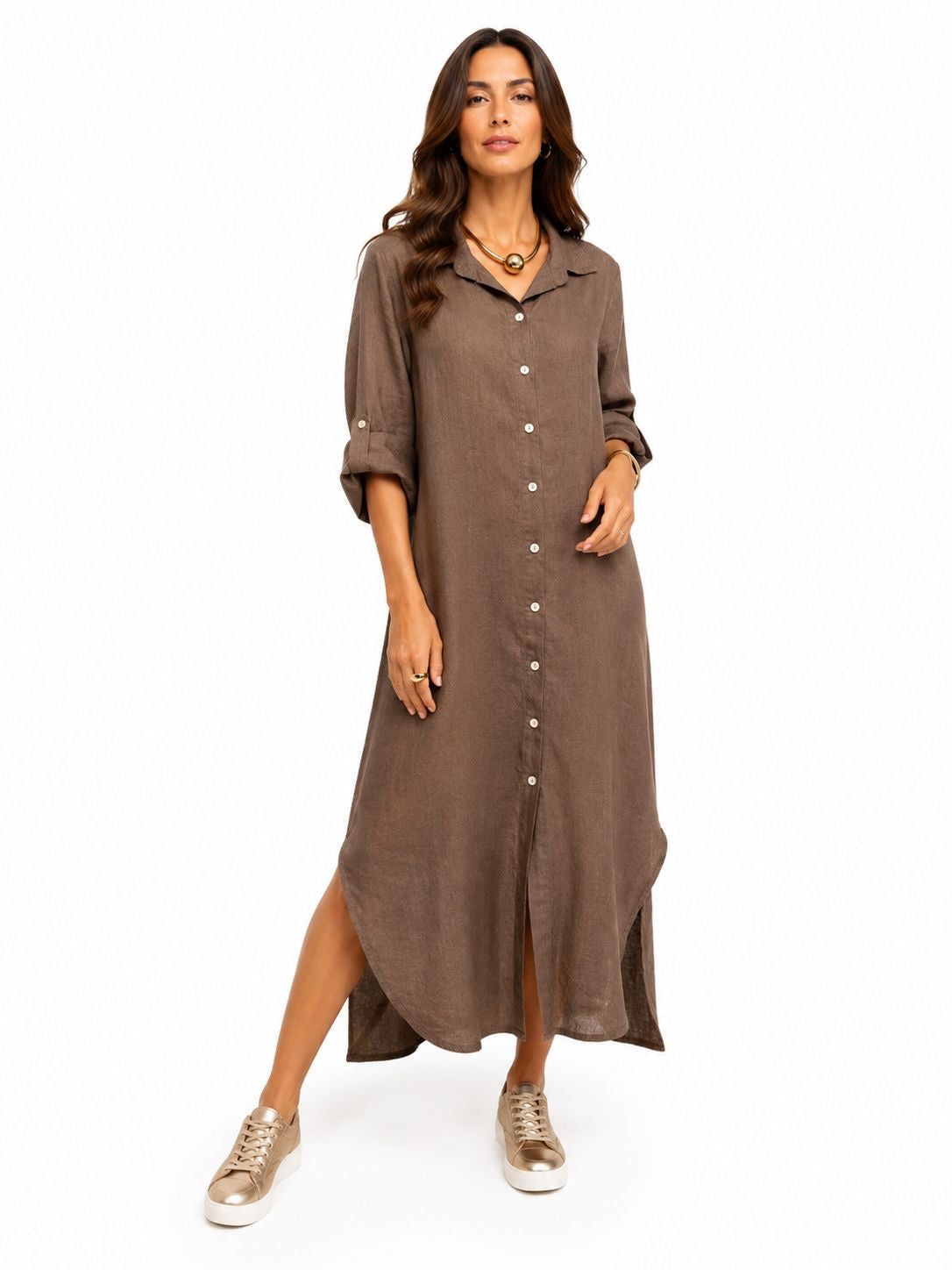 CHEMISE BELLA MARRONE