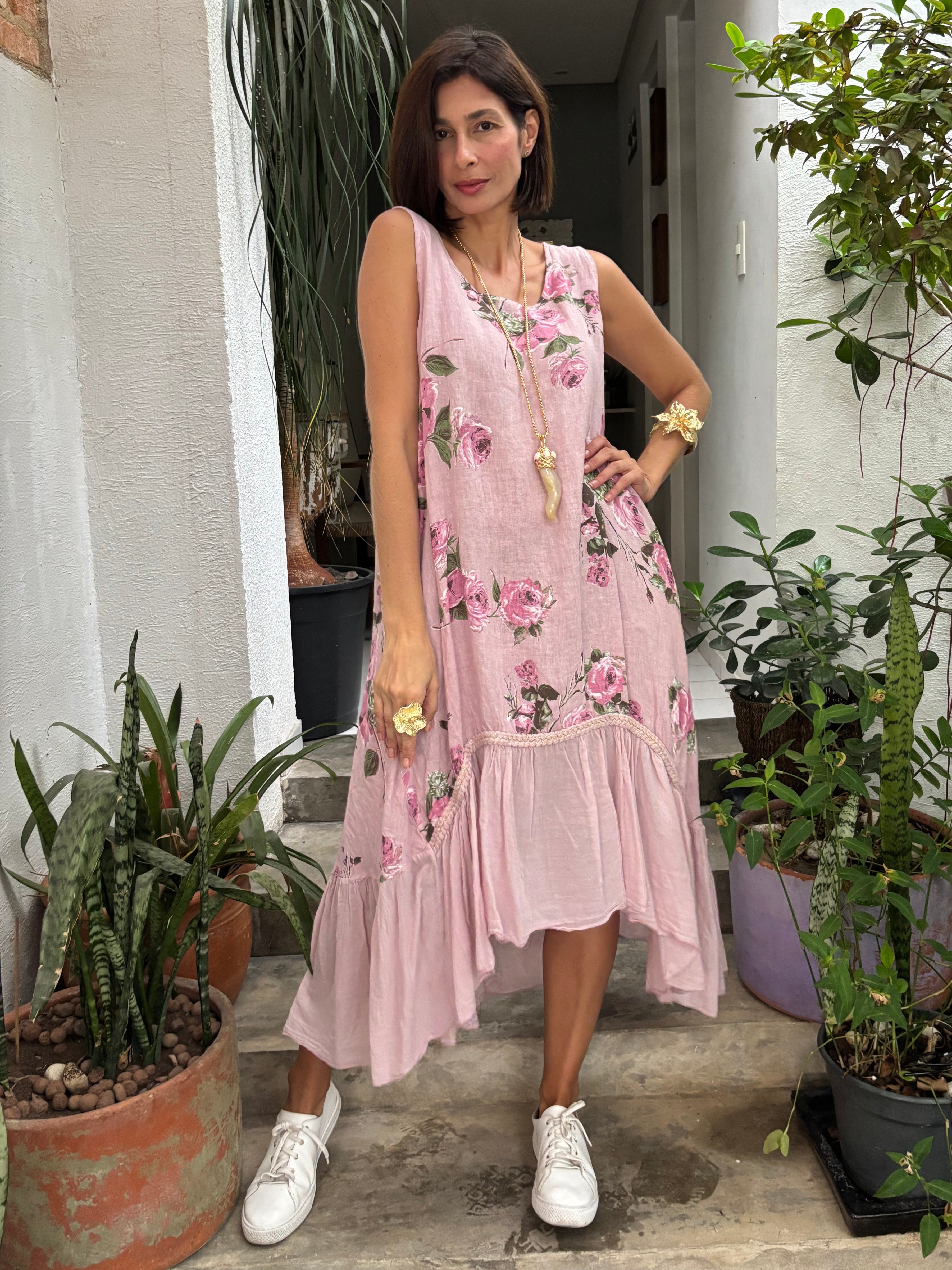 VESTIDO BRIZZA ROSA