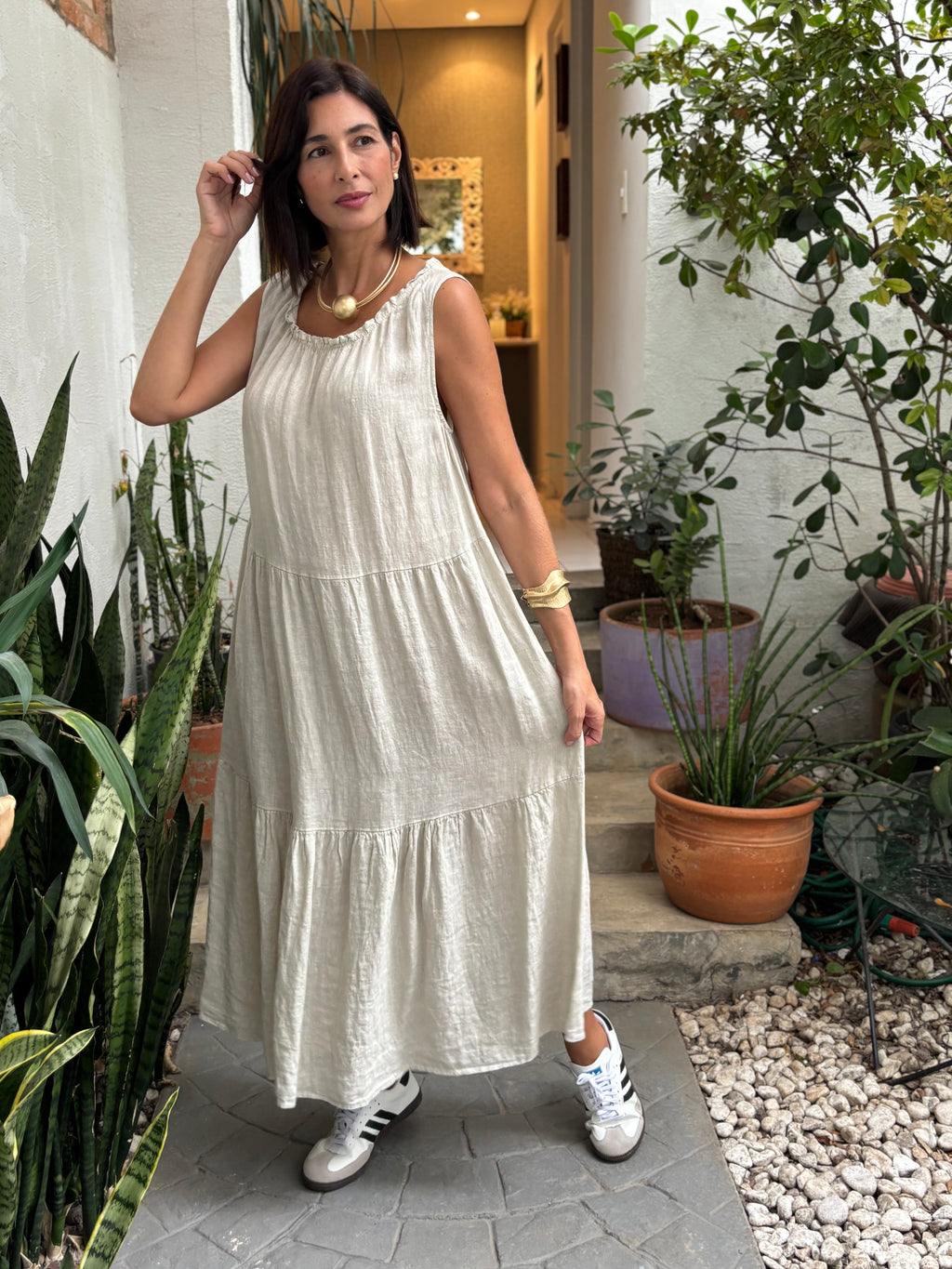 VESTIDO ANITA SABBIA