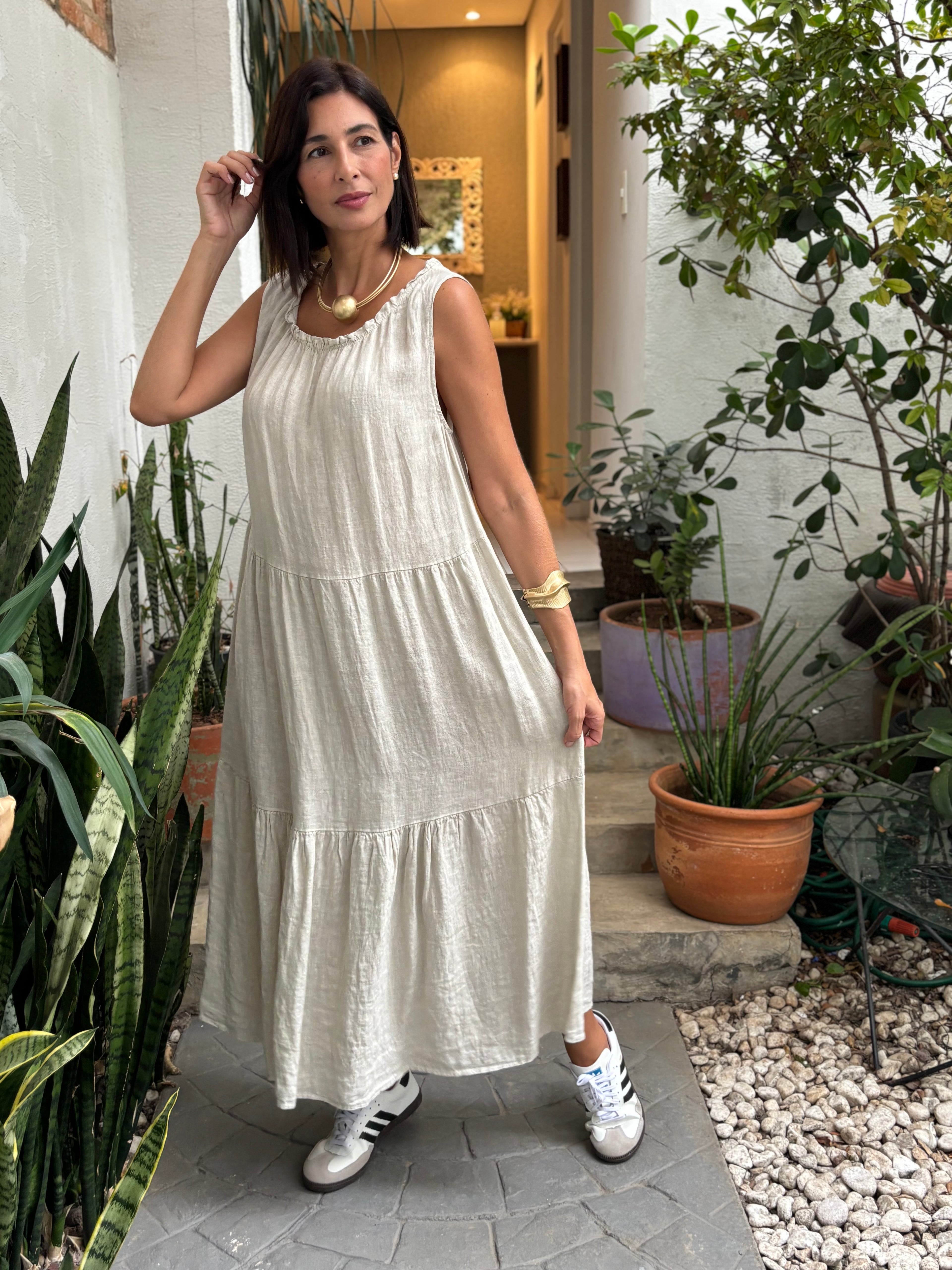 VESTIDO ANITA SABBIA