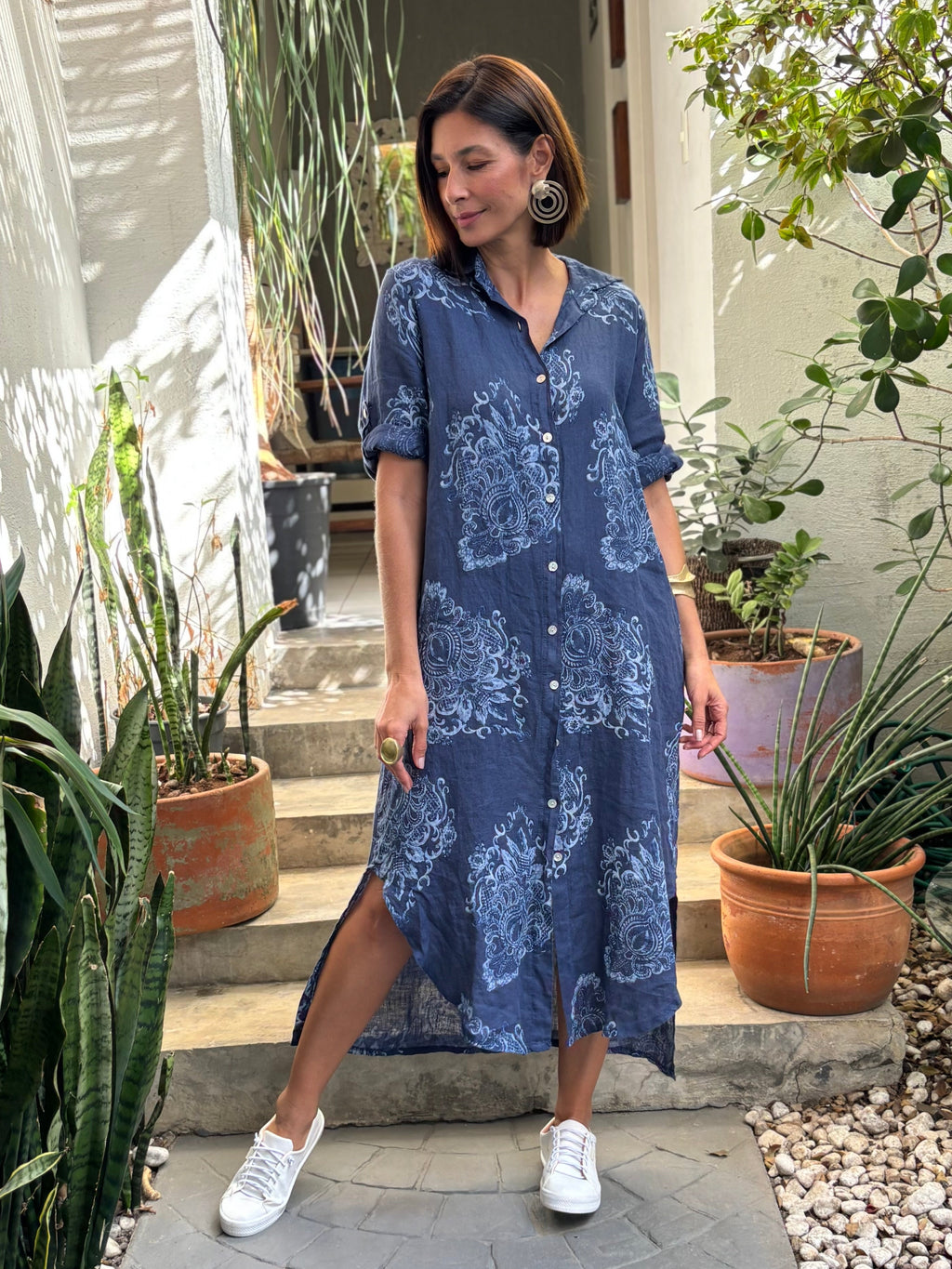 CHEMISE ISAURA BLU