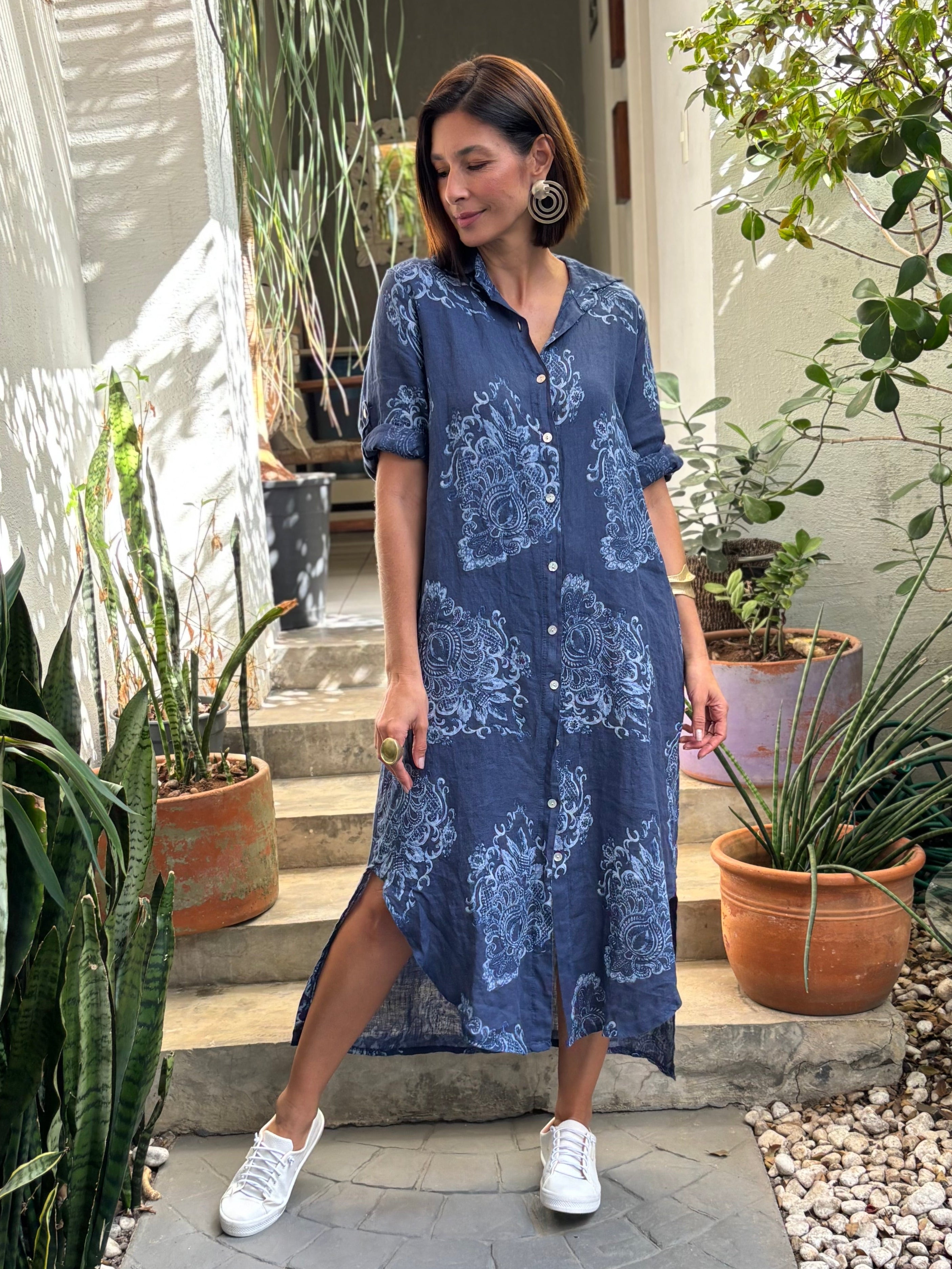 CHEMISE ISAURA BLU