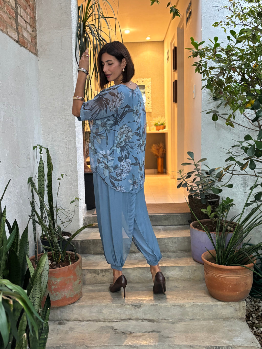 CONJUNTO MELANIA BLU