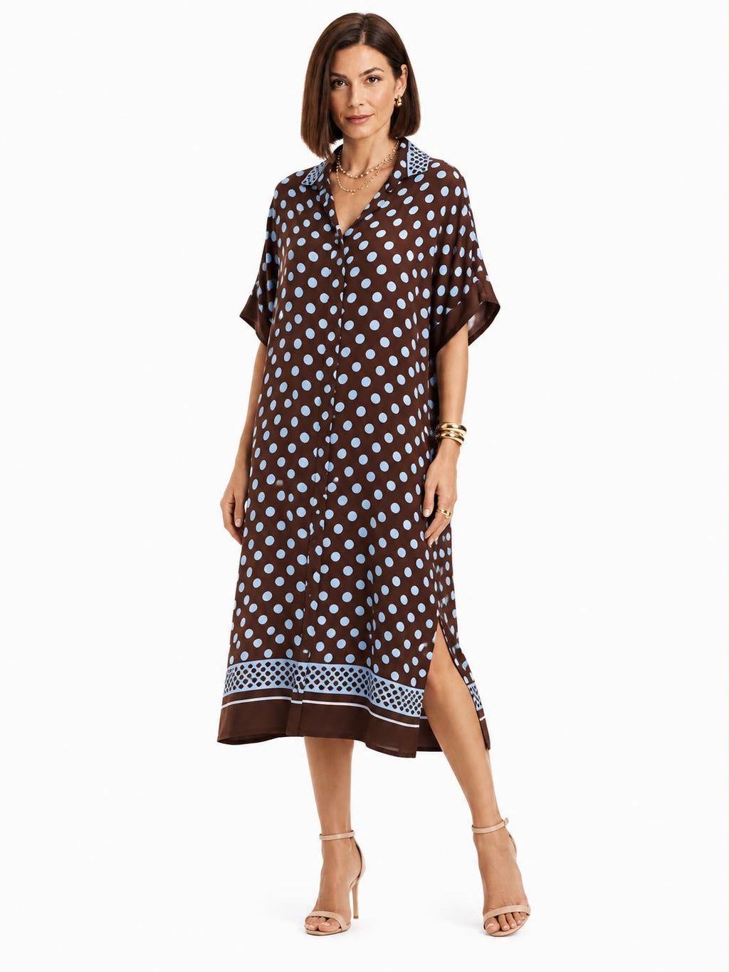 VESTIDO LEONORA MARRONE