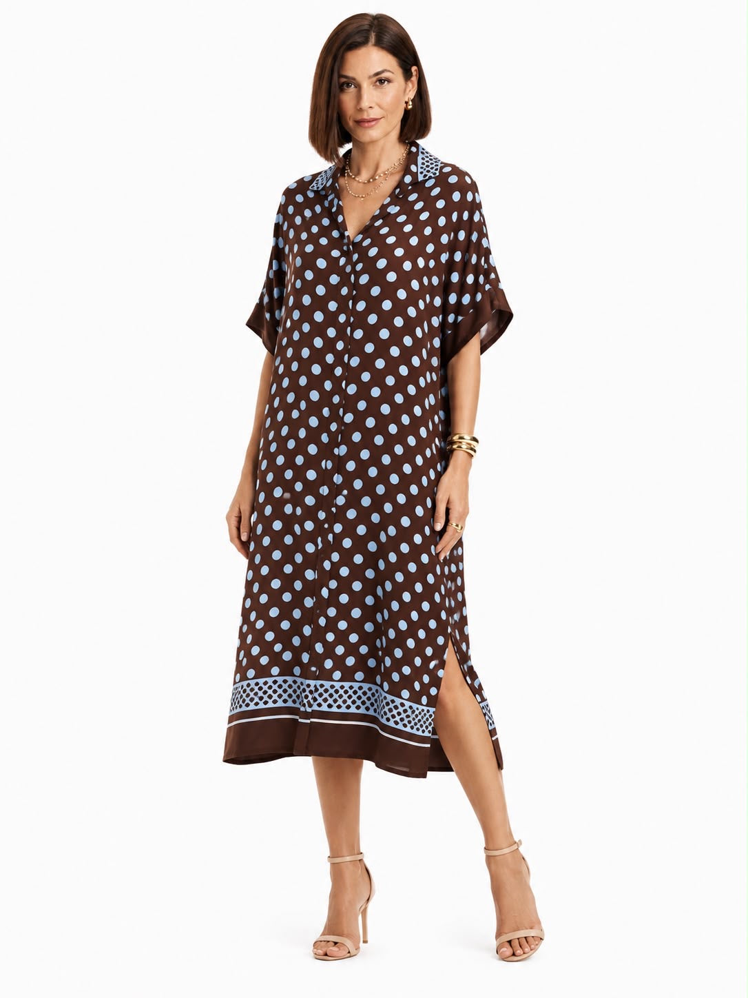 VESTIDO LEONORA MARRONE
