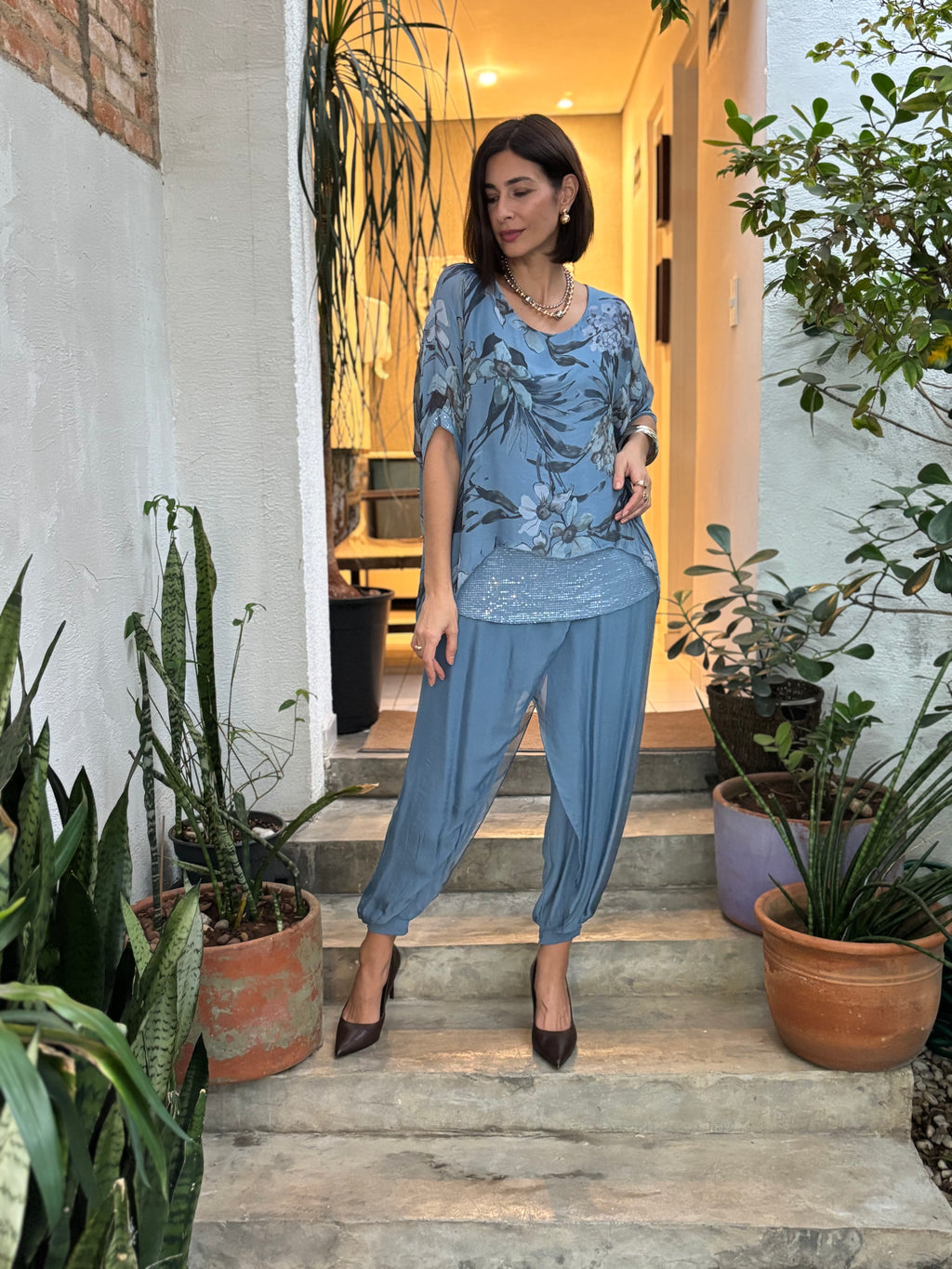 CONJUNTO MELANIA BLU