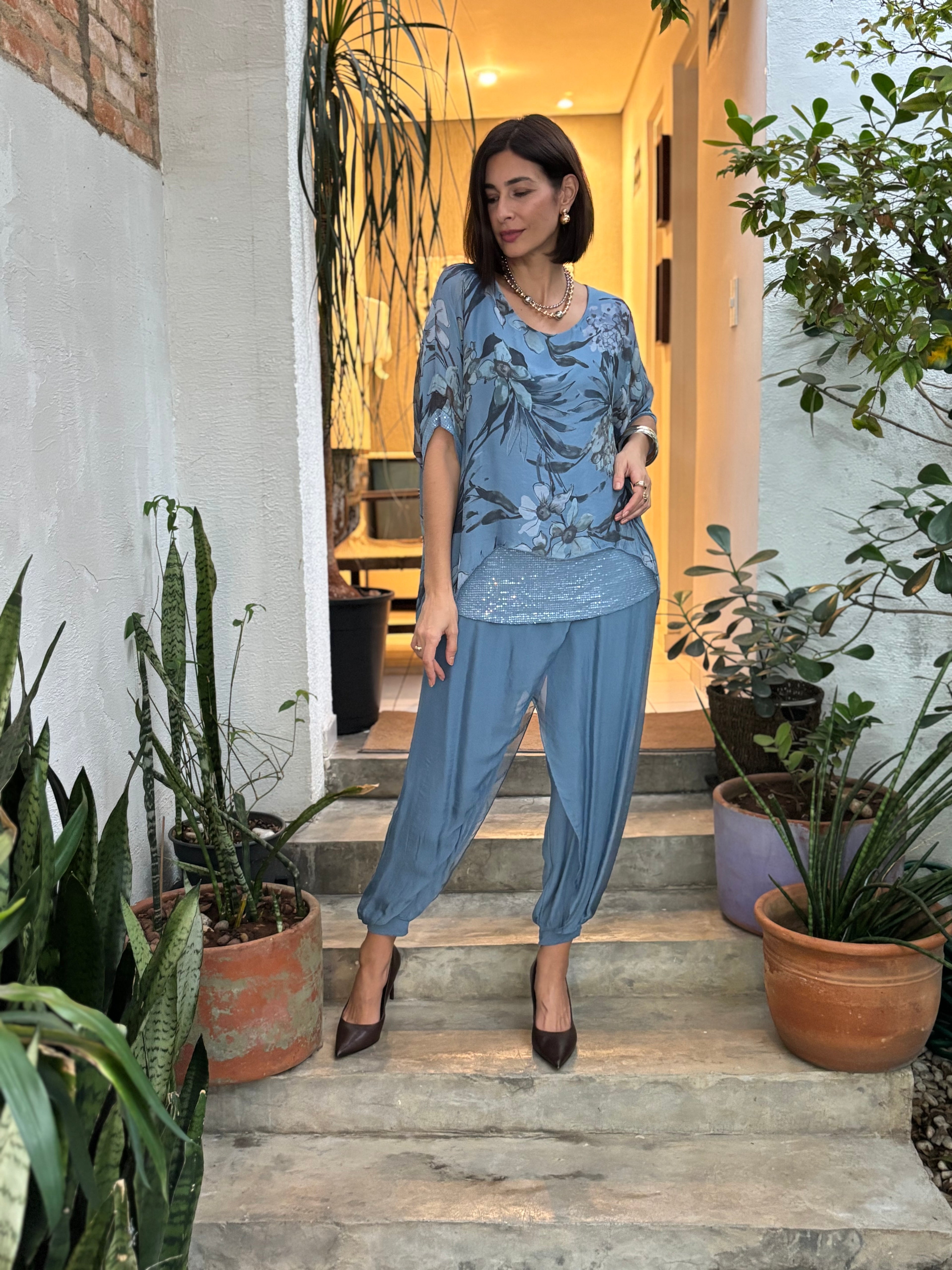 CONJUNTO MELANIA BLU