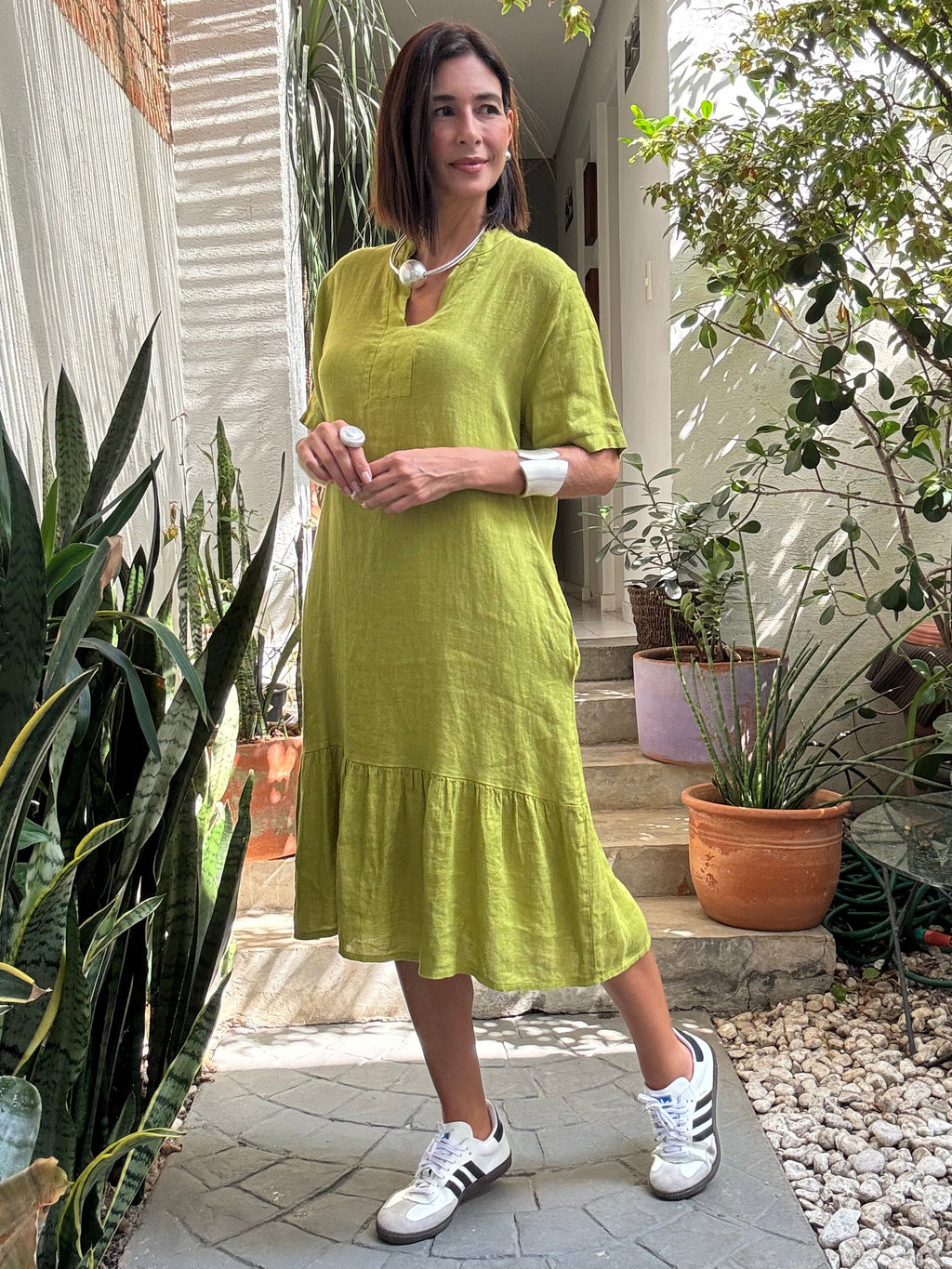 VESTIDO DONATA PISTACCHIO
