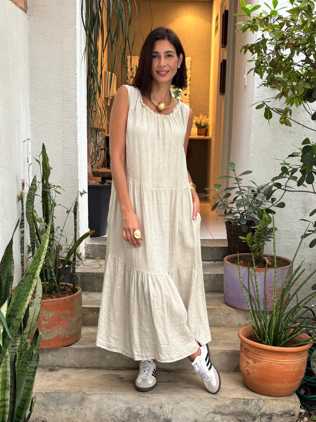 VESTIDO ANITA SABBIA